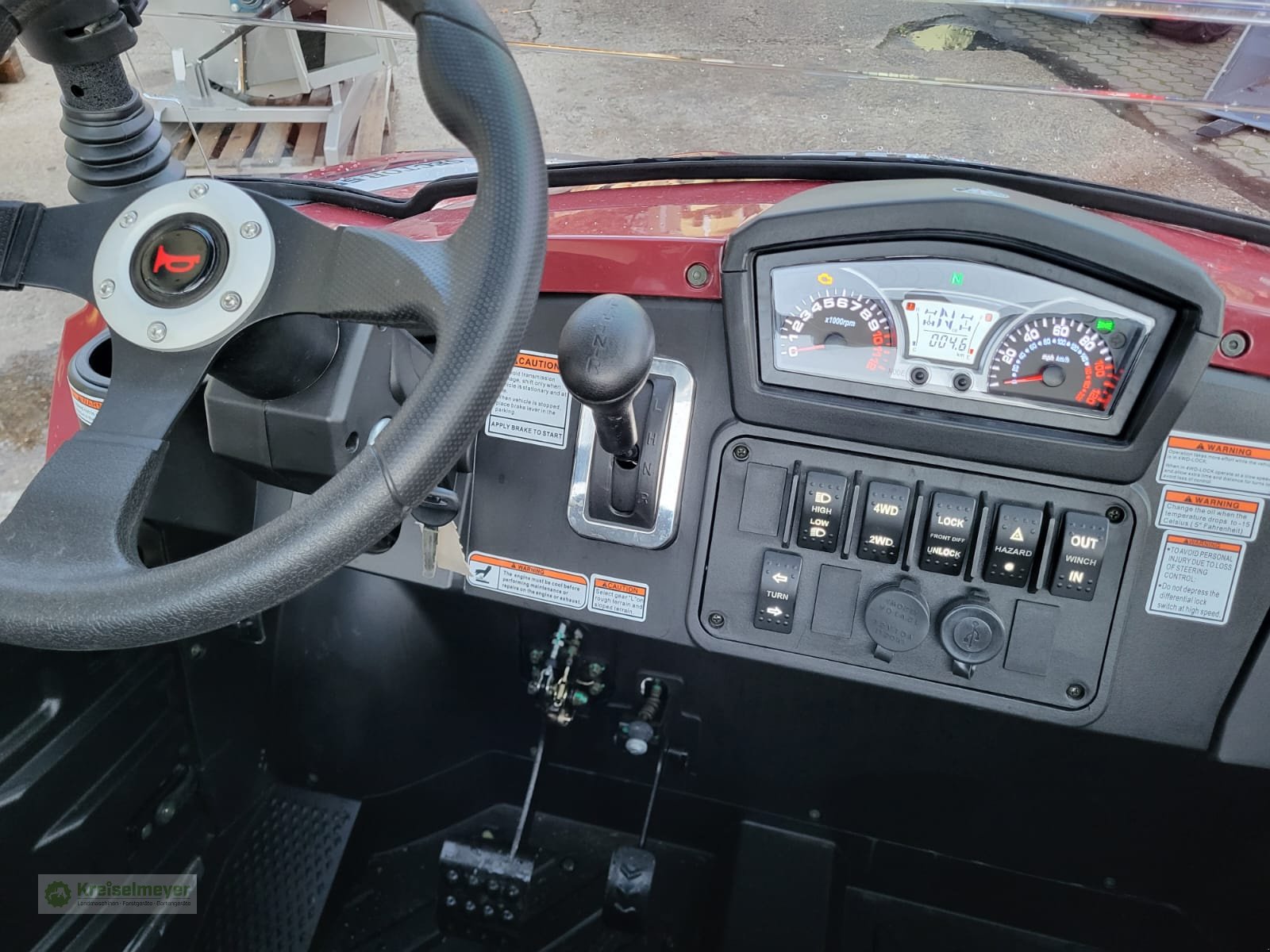 ATV & Quad typu Hisun Sector 550 Allrad 4x4 + Differenzial-Sperre + Zulassungspapiere UTV Buggy Gator, Neumaschine v Feuchtwangen (Obrázek 9)