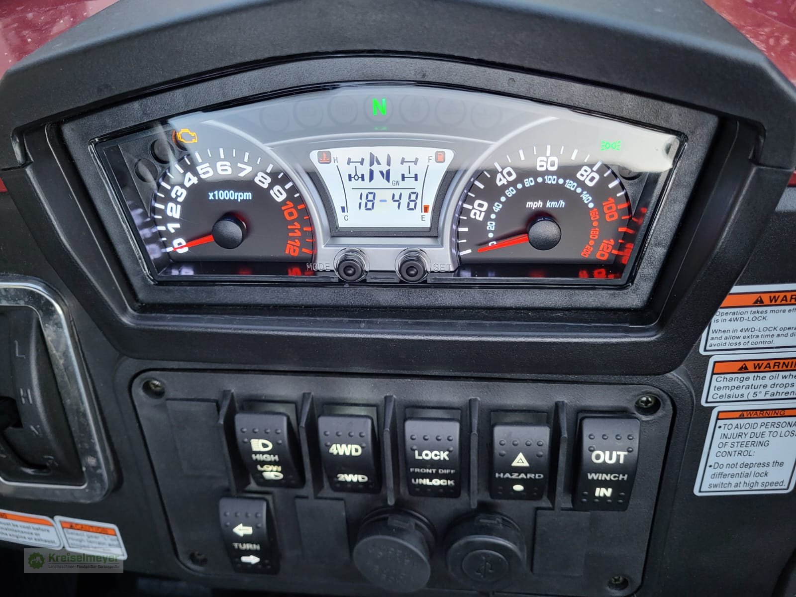 ATV & Quad typu Hisun Sector 550 Allrad 4x4 + Differenzial-Sperre + Zulassungspapiere UTV Buggy Gator, Neumaschine v Feuchtwangen (Obrázek 10)