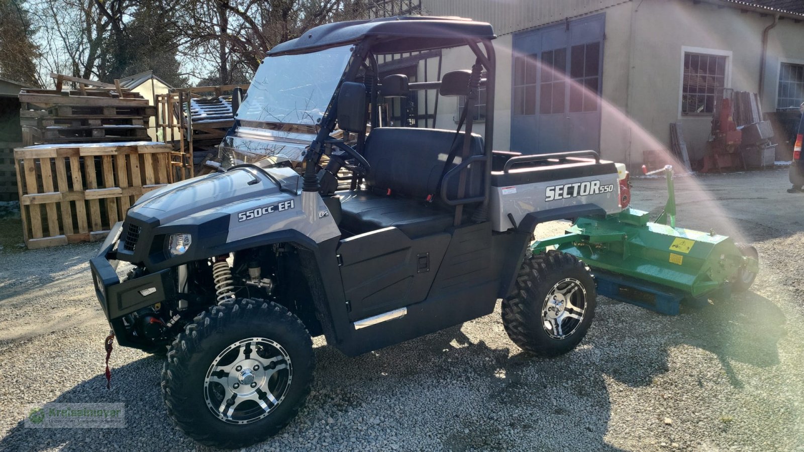 ATV & Quad des Typs Hisun Sector 550 + Mulcher 120cm Mähwerk Paketpreis inkl. STVZO UTV, Neumaschine in Feuchtwangen (Bild 2)