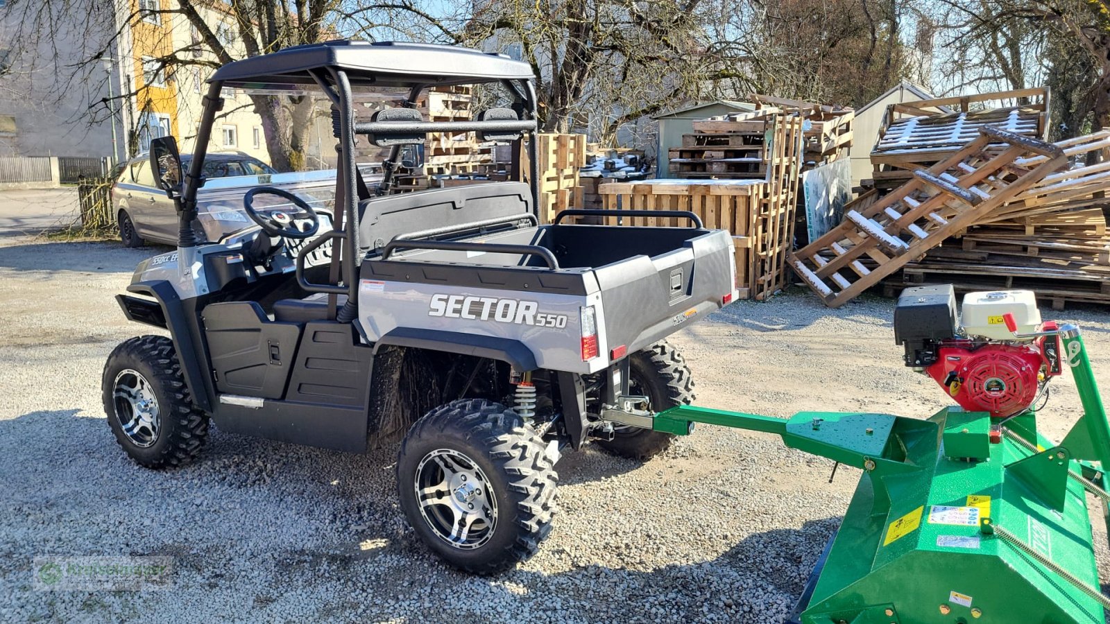 ATV & Quad des Typs Hisun Sector 550 + Mulcher 120cm Mähwerk Paketpreis inkl. STVZO UTV, Neumaschine in Feuchtwangen (Bild 3)