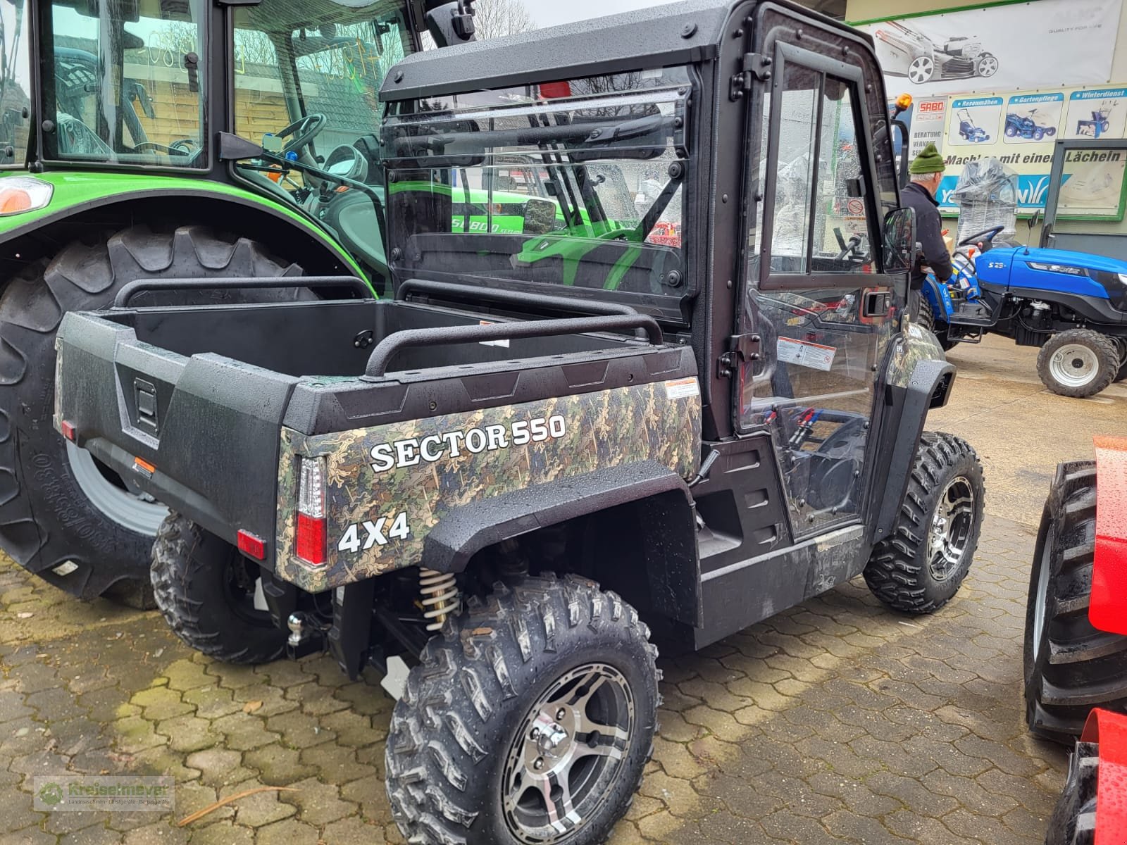 ATV & Quad des Typs Hisun Sector 550 Vollkabine + Heizung + Allrad & Diff.Sperre inkl. StVZO-Papiere NEU, Neumaschine in Feuchtwangen (Bild 3)