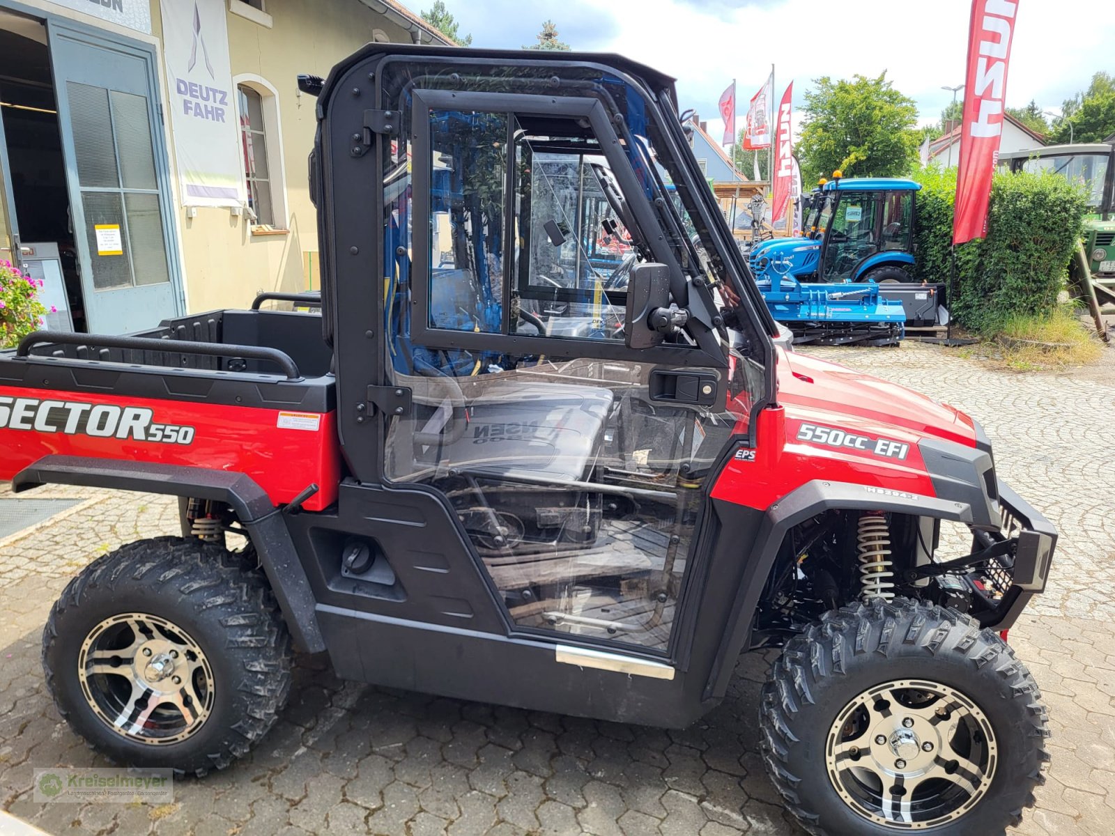 ATV & Quad des Typs Hisun Sector 550 Vollkabine + Heizung + Allrad & Diff.Sperre inkl. StVZO-Papiere NEU, Neumaschine in Feuchtwangen (Bild 3)