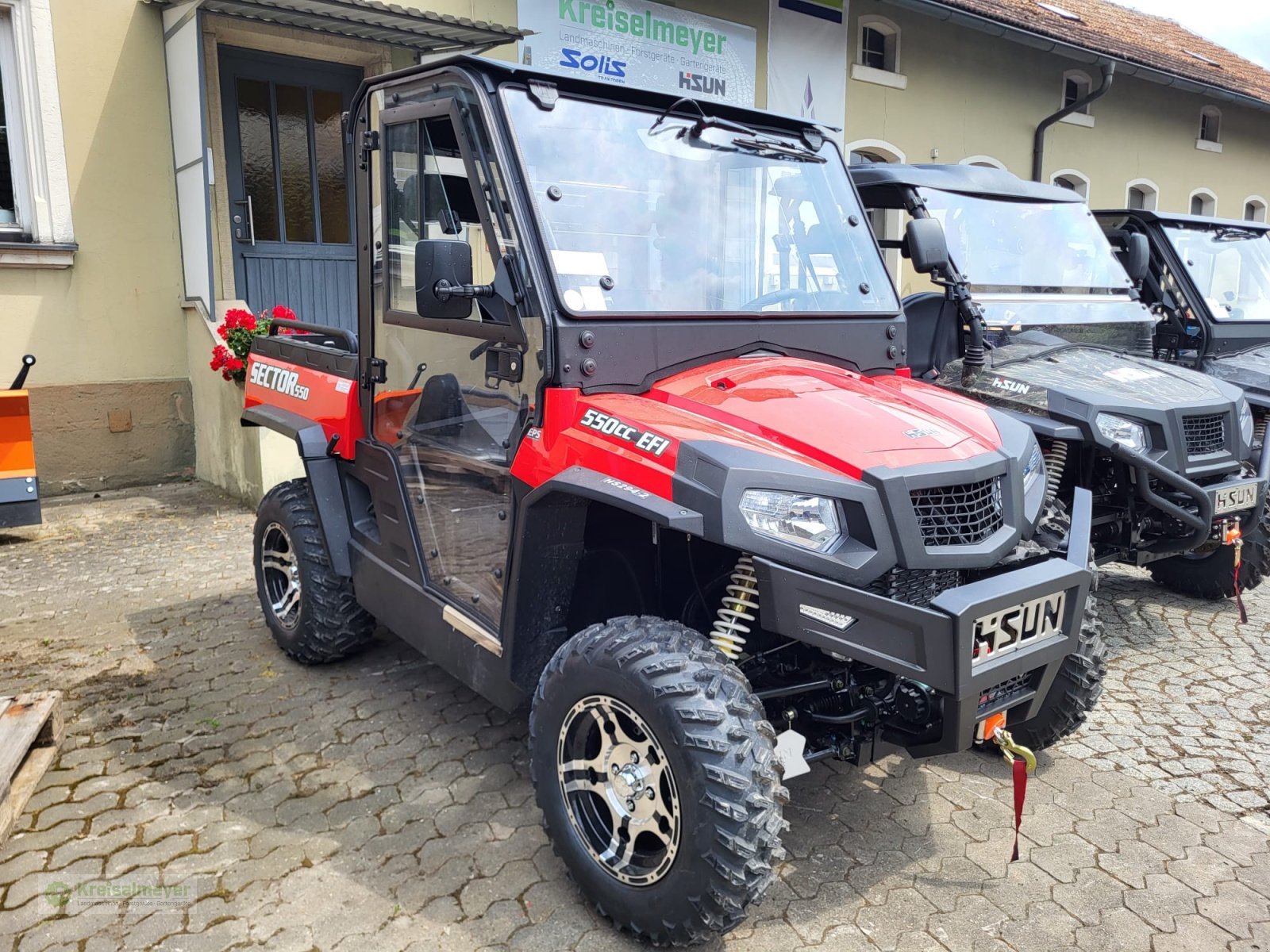 ATV & Quad des Typs Hisun Sector 550 Vollkabine + Heizung + Allrad & Diff.Sperre inkl. StVZO-Papiere NEU, Neumaschine in Feuchtwangen (Bild 4)