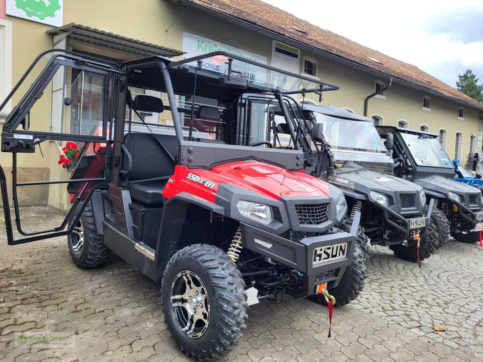 ATV & Quad des Typs Hisun Sector 550 Vollkabine + Heizung + Allrad & Diff.Sperre inkl. StVZO-Papiere NEU, Neumaschine in Feuchtwangen (Bild 7)