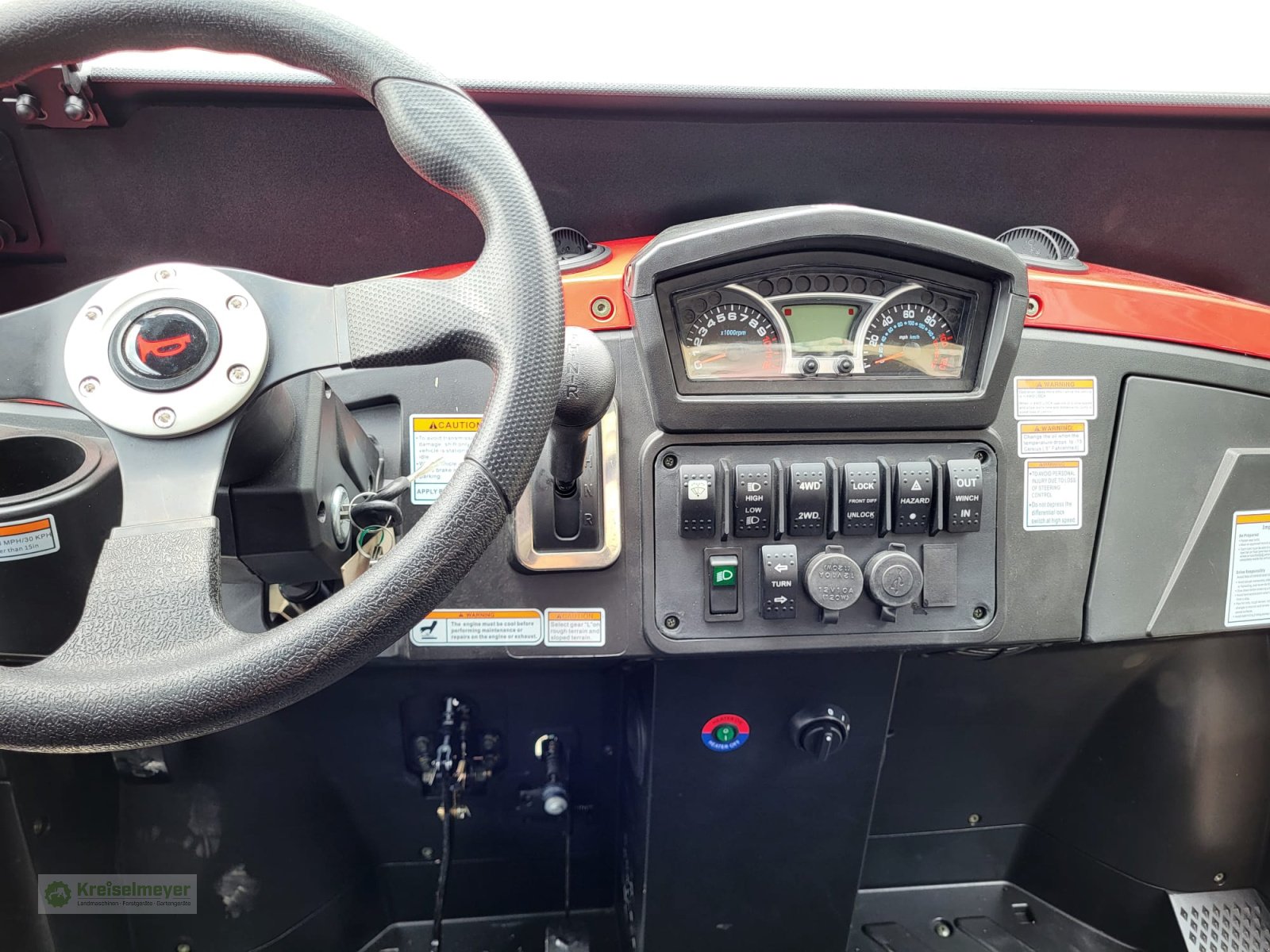 ATV & Quad des Typs Hisun Sector 550 Vollkabine + Heizung + Allrad & Diff.Sperre inkl. StVZO-Papiere NEU, Neumaschine in Feuchtwangen (Bild 9)