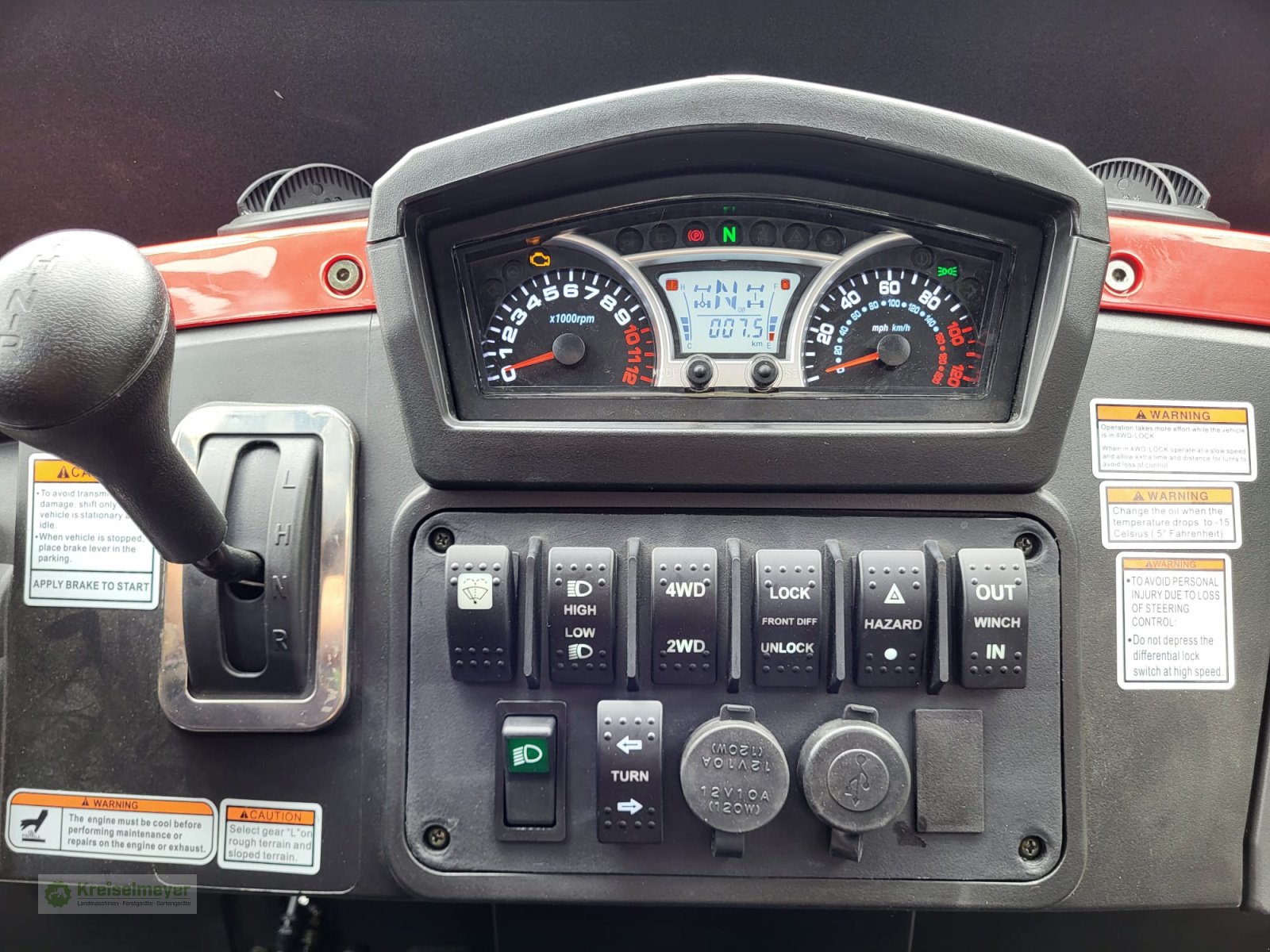 ATV & Quad des Typs Hisun Sector 550 Vollkabine + Heizung + Allrad & Diff.Sperre inkl. StVZO-Papiere NEU, Neumaschine in Feuchtwangen (Bild 11)