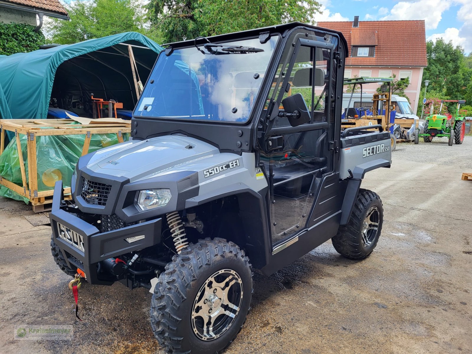 ATV & Quad of the type Hisun Sector 550 + Vollkabine Heizung & Lüftung + Straßenzulassung StVZO + Allrad UTV &, Neumaschine in Feuchtwangen (Picture 2)
