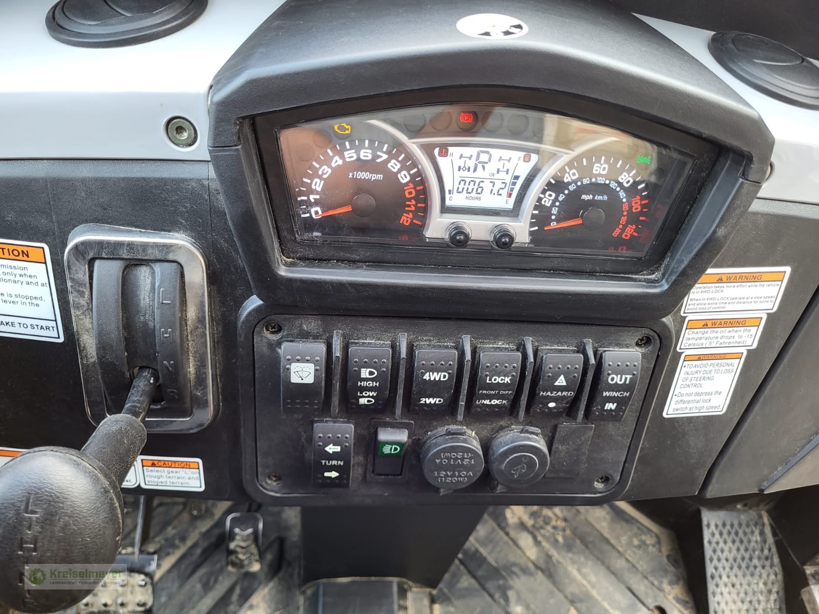 ATV & Quad of the type Hisun Sector 550 + Vollkabine Heizung & Lüftung + Straßenzulassung StVZO + Allrad UTV &, Gebrauchtmaschine in Feuchtwangen (Picture 11)