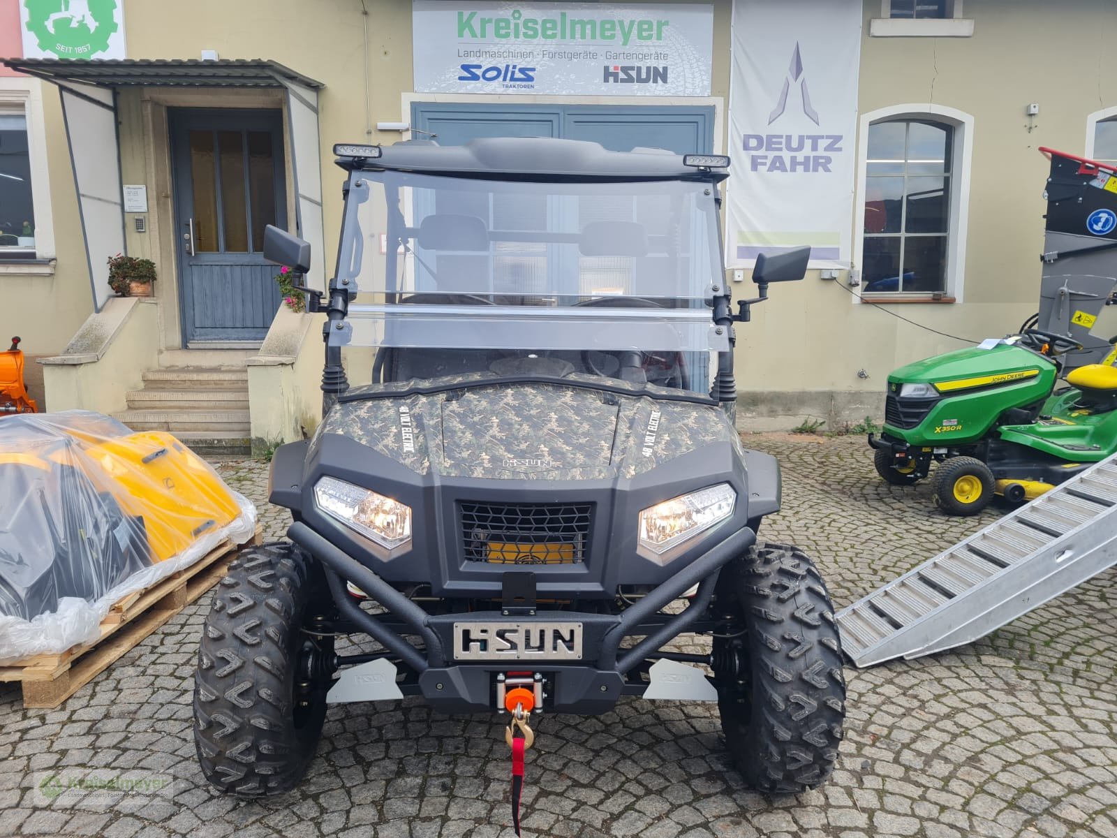 ATV & Quad of the type Hisun Sector E1 Akku + Hunter-Kit Lite (Seilwinde, LED-Licht & Licht-Aus-Schaltung) Elektro Allrad 4x4 UTV neu, Neumaschine in Feuchtwangen (Picture 3)
