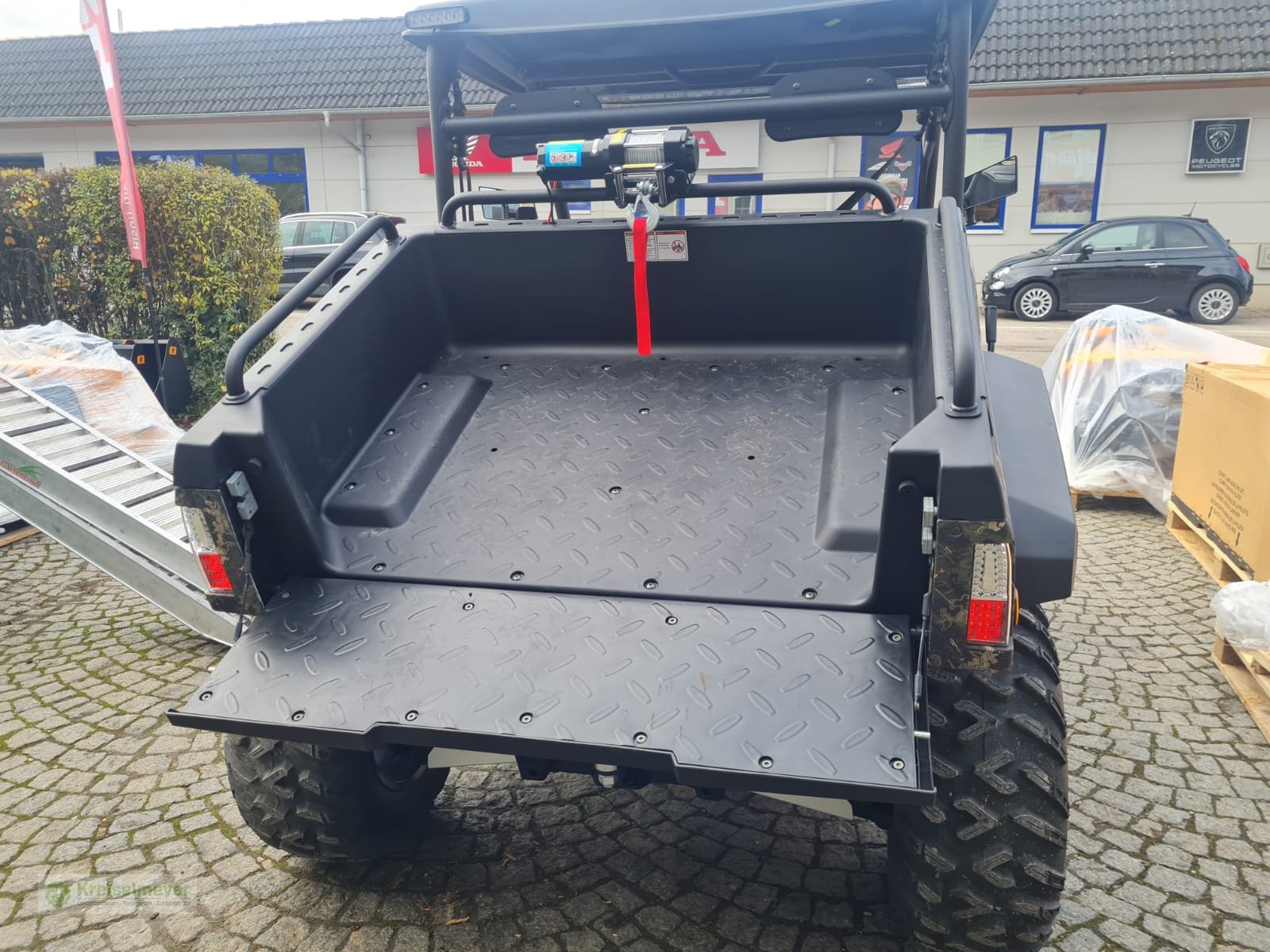ATV & Quad of the type Hisun Sector E1 Akku + Hunter-Kit Lite (Seilwinde, LED-Licht & Licht-Aus-Schaltung) Elektro Allrad 4x4 UTV neu, Neumaschine in Feuchtwangen (Picture 8)