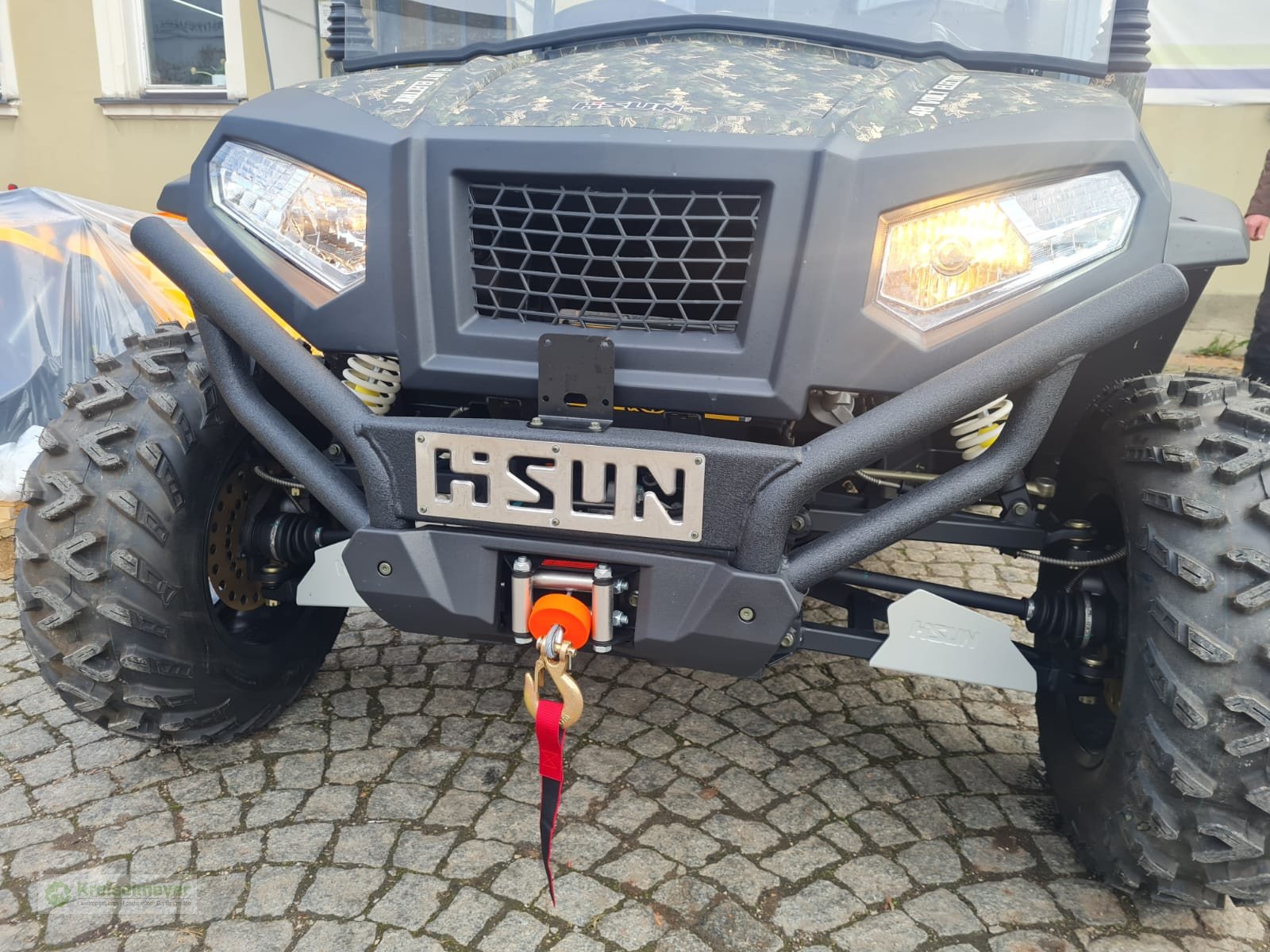 ATV & Quad of the type Hisun Sector E1 Akku + Hunter-Kit Lite (Seilwinde, LED-Licht & Licht-Aus-Schaltung) Elektro Allrad 4x4 UTV neu, Neumaschine in Feuchtwangen (Picture 13)