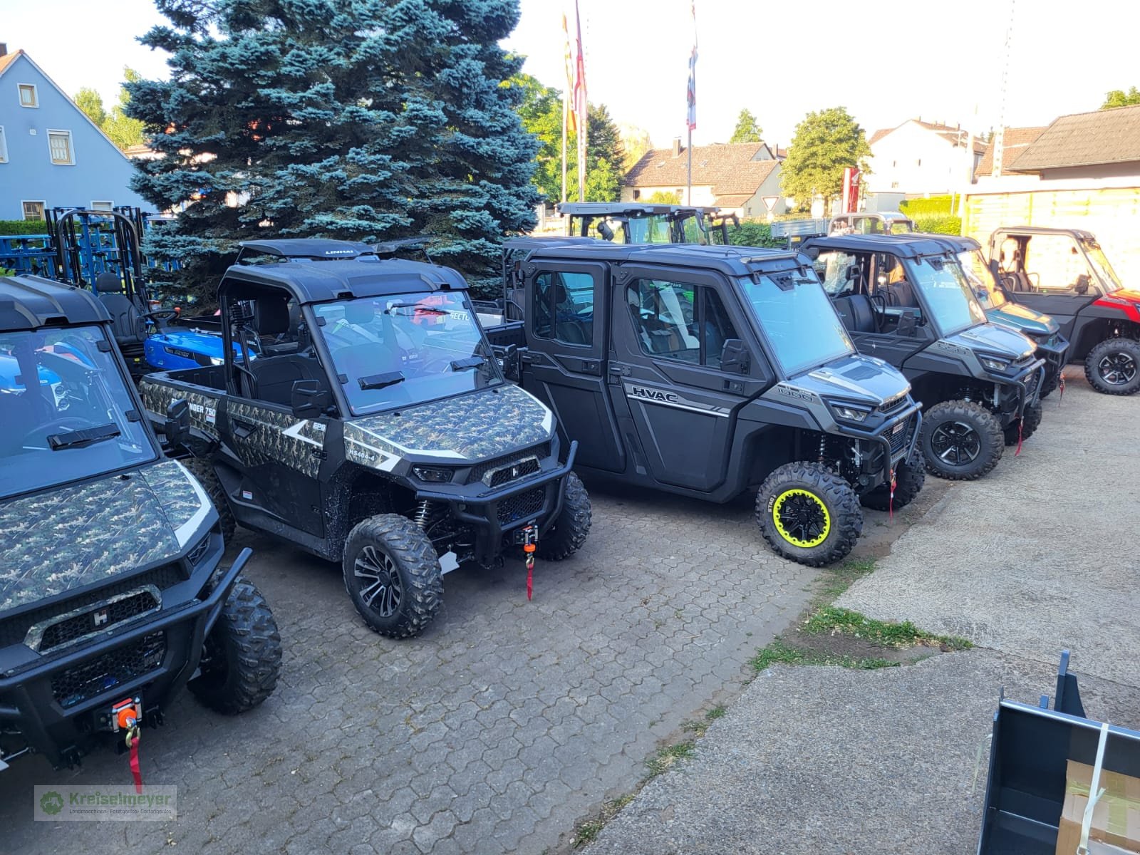 ATV & Quad of the type Hisun Sector E1 Akku + Hunter-Kit Lite (Seilwinde, LED-Licht & Licht-Aus-Schaltung) Elektro Allrad 4x4 UTV neu, Neumaschine in Feuchtwangen (Picture 16)