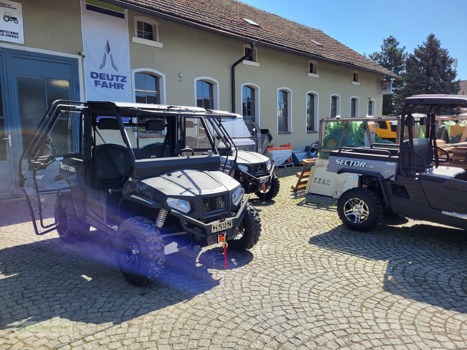 ATV & Quad des Typs Hisun Sector E1 Elektro mit Kabine und Heizung + Straßenzulassung StVZO NEU, Neumaschine in Feuchtwangen (Bild 11)