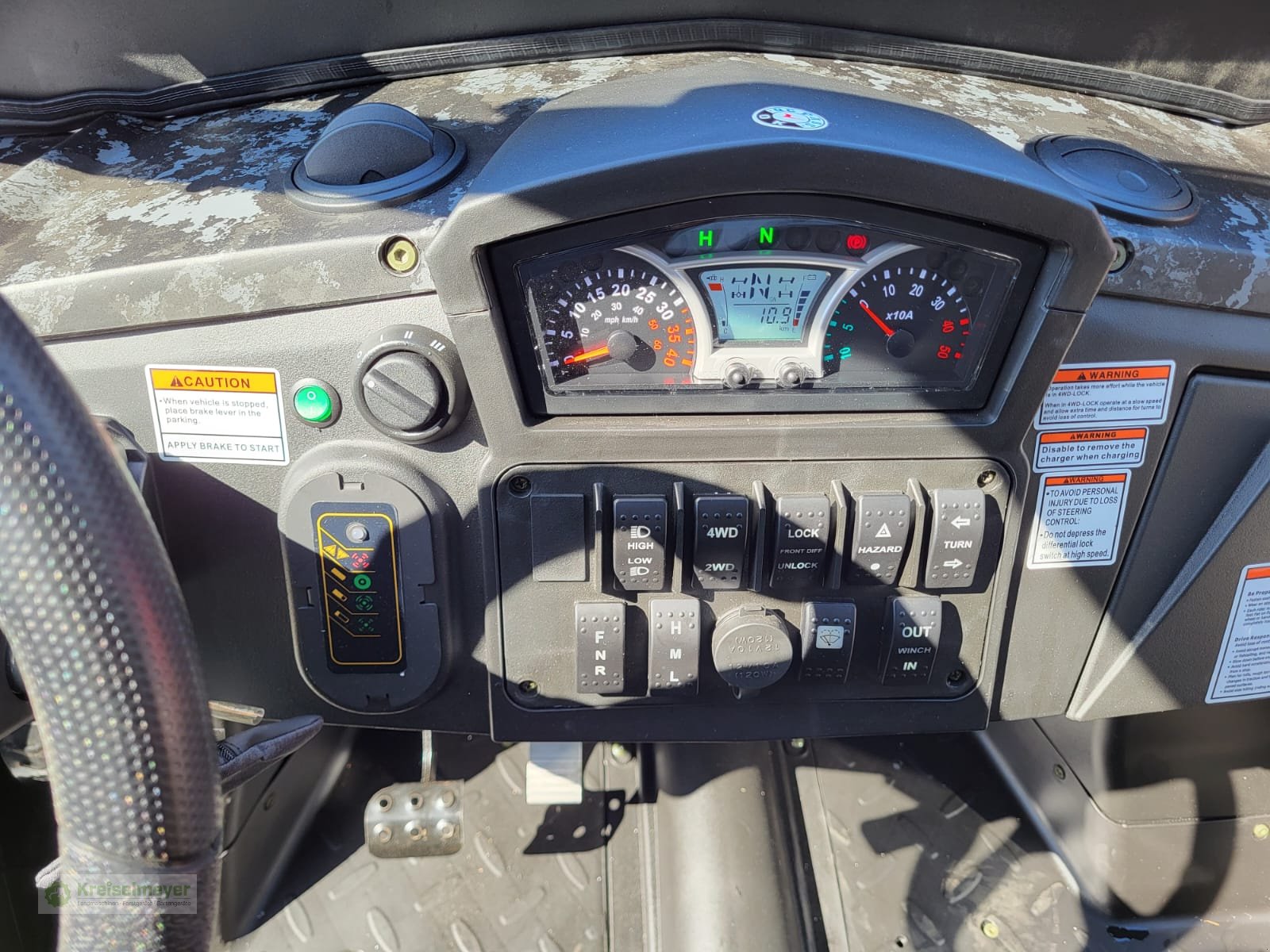 ATV & Quad des Typs Hisun Sector E1 Elektro mit Kabine und Heizung + Straßenzulassung StVZO NEU, Neumaschine in Feuchtwangen (Bild 16)