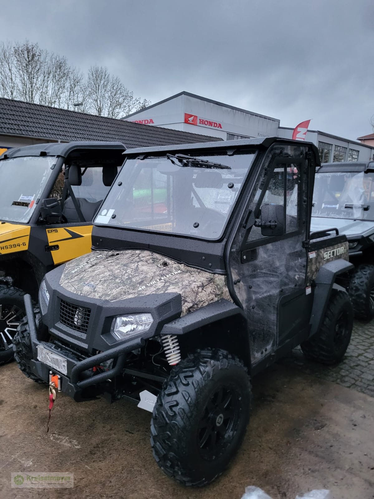 ATV & Quad des Typs Hisun Sector E1 Elektro mit Kabine und Heizung + Straßenzulassung StVZO NEU, Neumaschine in Feuchtwangen (Bild 2)