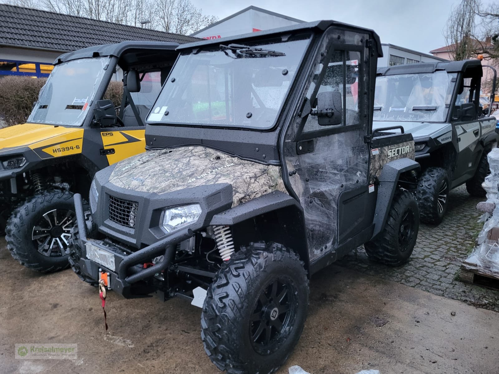 ATV & Quad des Typs Hisun Sector E1 Elektro mit Kabine und Heizung + Straßenzulassung StVZO NEU, Neumaschine in Feuchtwangen (Bild 3)