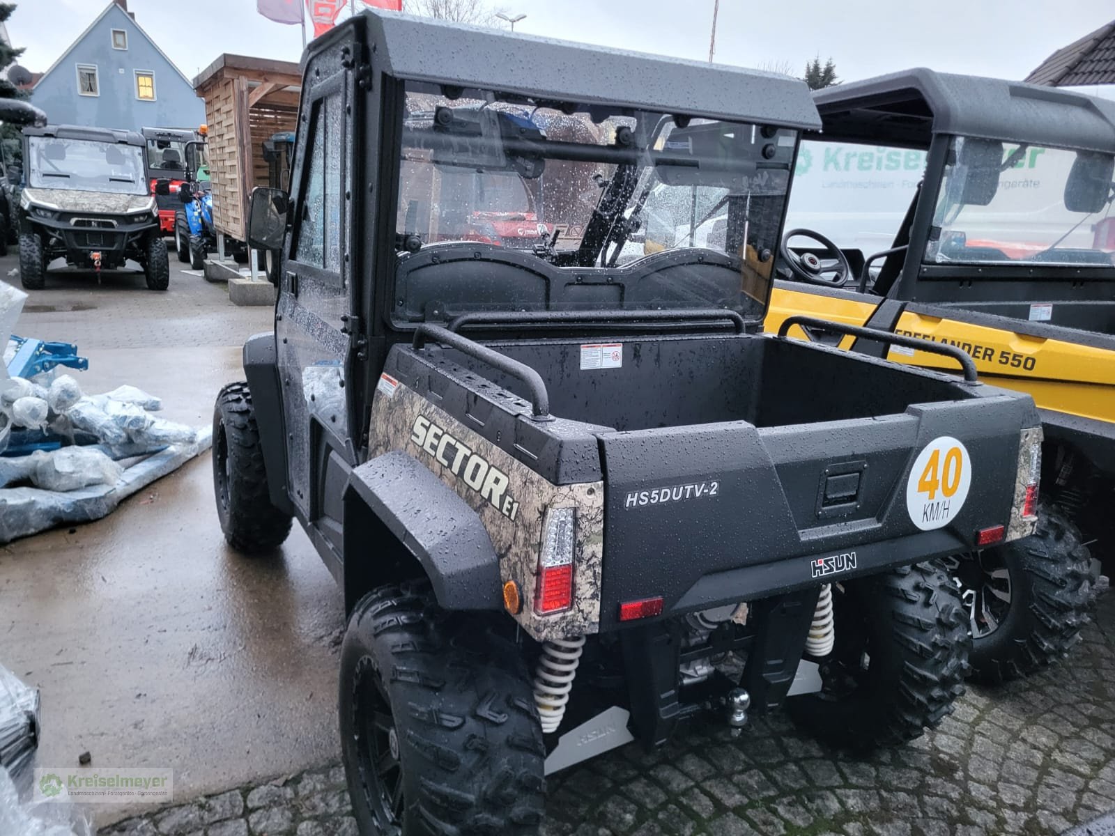 ATV & Quad des Typs Hisun Sector E1 Elektro mit Kabine und Heizung + Straßenzulassung StVZO NEU, Neumaschine in Feuchtwangen (Bild 4)