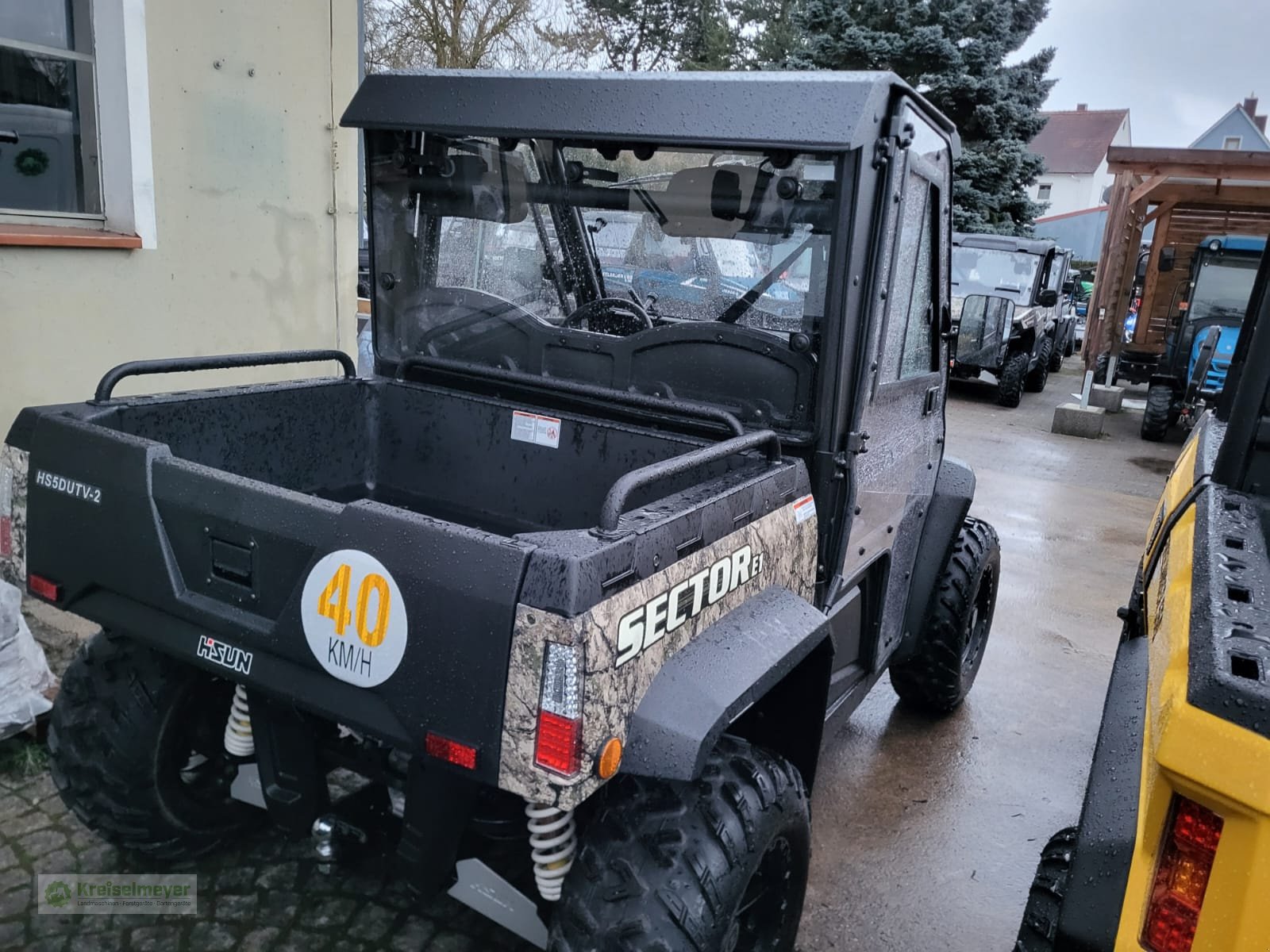 ATV & Quad des Typs Hisun Sector E1 Elektro mit Kabine und Heizung + Straßenzulassung StVZO NEU, Neumaschine in Feuchtwangen (Bild 5)