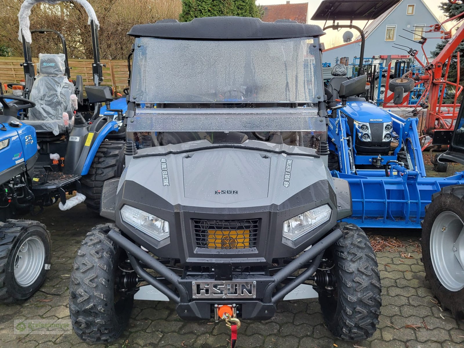 ATV & Quad of the type Hisun Sector E1 Elektro UTV Allrad Diff-Sperre Neu inkl. Zulassungspapieren, Neumaschine in Feuchtwangen (Picture 2)