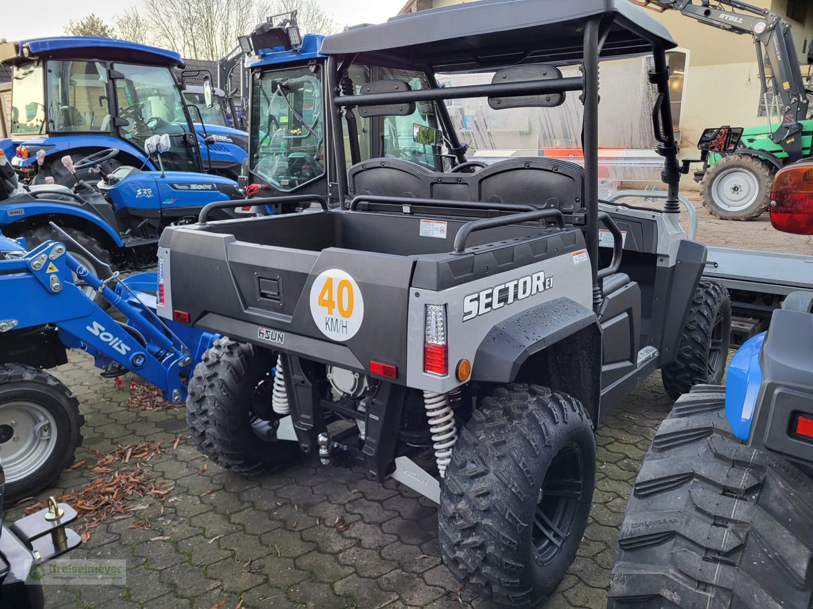 ATV & Quad of the type Hisun Sector E1 Elektro UTV Allrad Diff-Sperre Neu inkl. Zulassungspapieren, Neumaschine in Feuchtwangen (Picture 5)