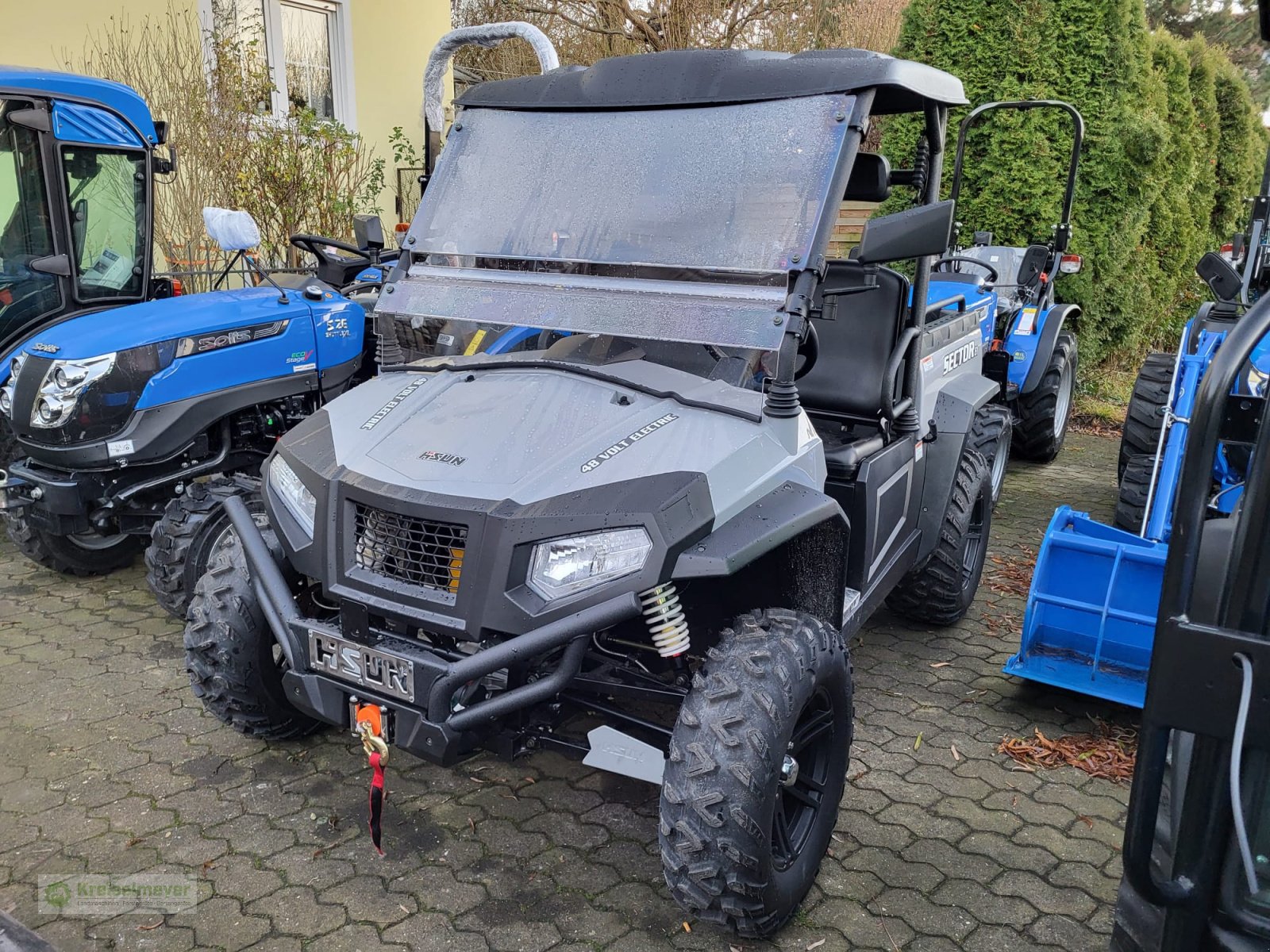ATV & Quad of the type Hisun Sector E1 Elektro UTV Allrad Diff-Sperre Neu inkl. Zulassungspapieren, Neumaschine in Feuchtwangen (Picture 7)