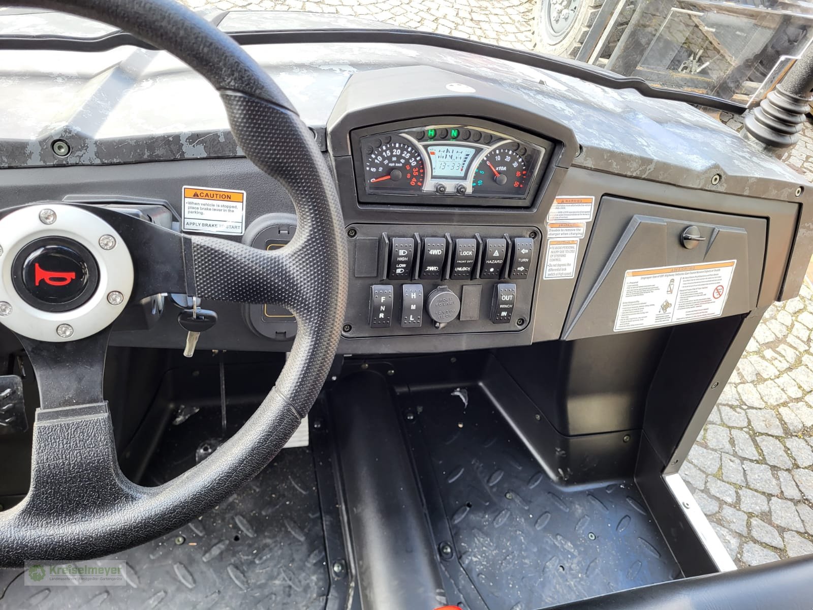 ATV & Quad des Typs Hisun Sector E1 Elektro UTV Allrad + StVZO Zulassung L7e + Dark Camouflage, Neumaschine in Feuchtwangen (Bild 7)