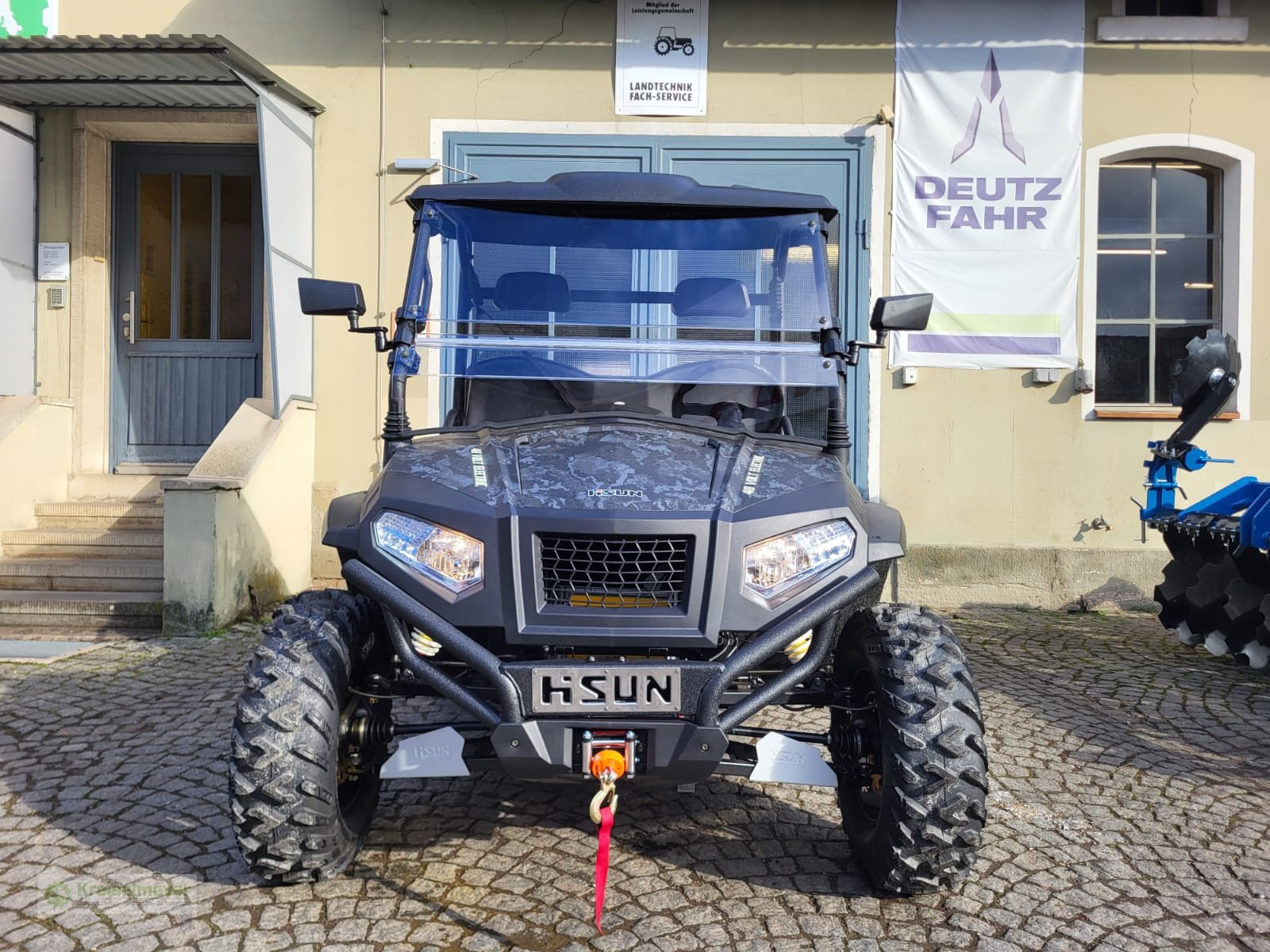 ATV & Quad des Typs Hisun Sector E1 Elektro UTV Allrad + StVZO Zulassung L7e + Dark Camouflage, Neumaschine in Feuchtwangen (Bild 11)