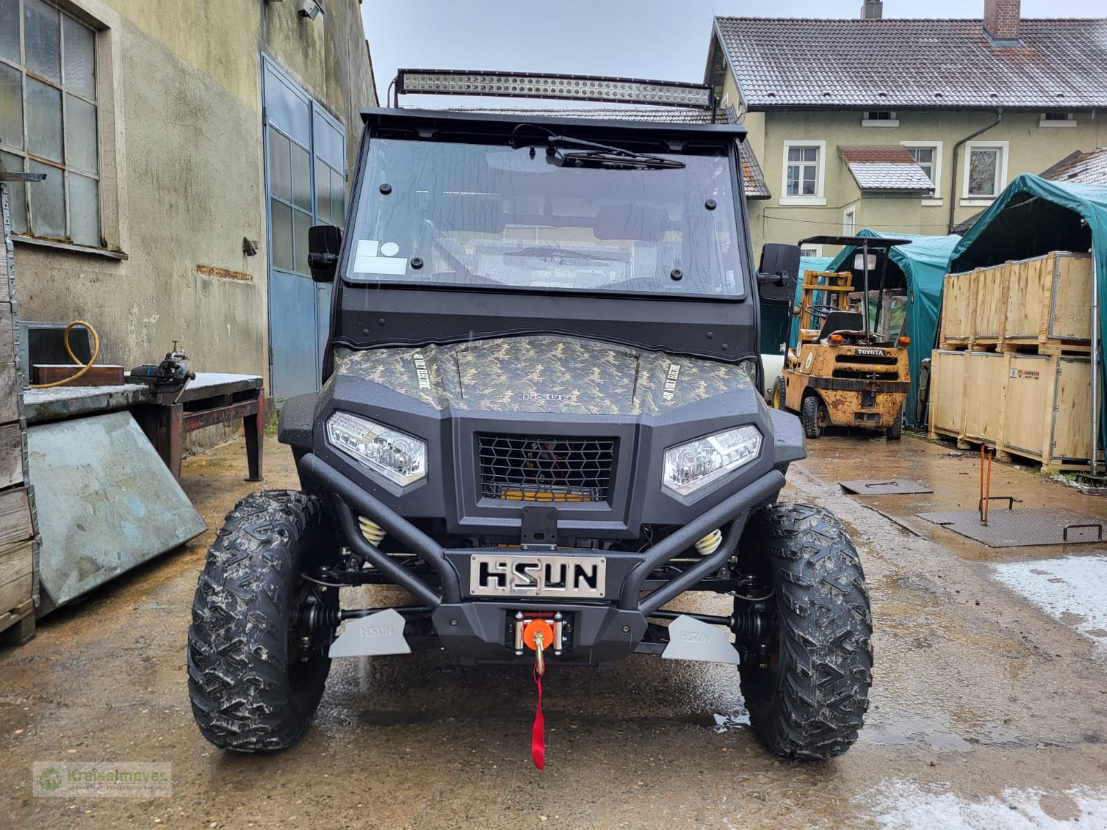 ATV & Quad des Typs Hisun Sector E1 Elektro UTV Kabine + Heizung + Arbeitsscheinwerfer Paket + StVZO Zulassung L7e NEU, Neumaschine in Feuchtwangen (Bild 2)