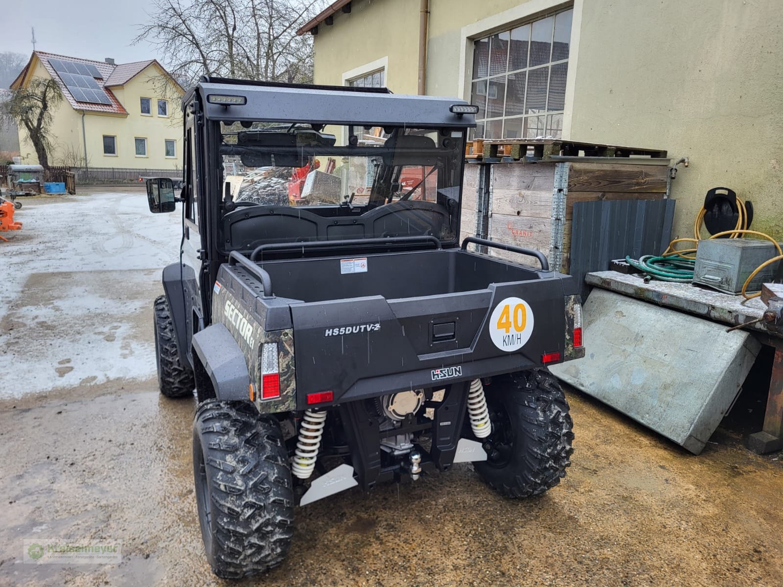 ATV & Quad des Typs Hisun Sector E1 Elektro UTV Kabine + Heizung + Arbeitsscheinwerfer Paket + StVZO Zulassung L7e NEU, Neumaschine in Feuchtwangen (Bild 5)