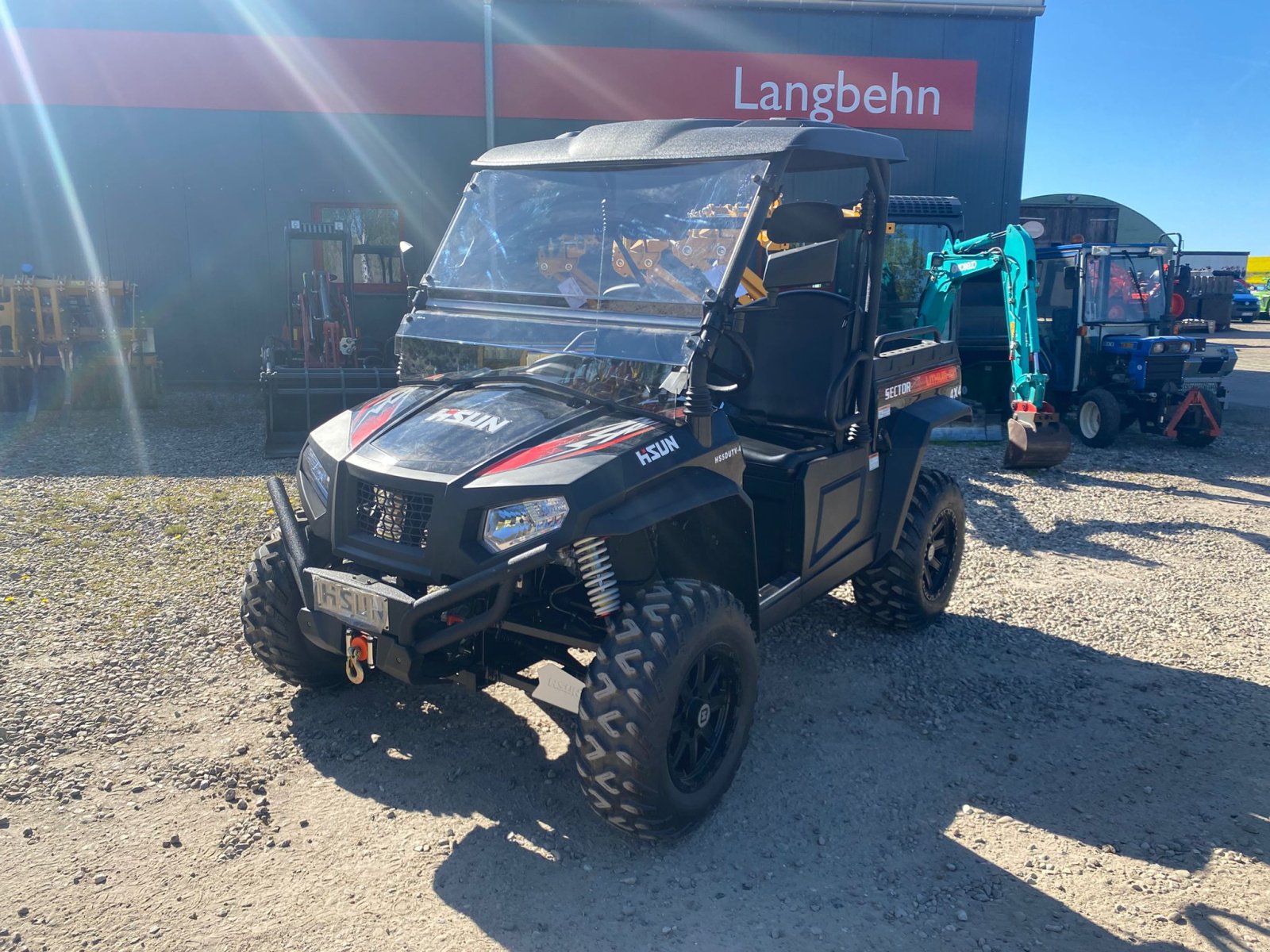 ATV & Quad del tipo Hisun Sector HS5 LI, Neumaschine In Klempau (Immagine 1)