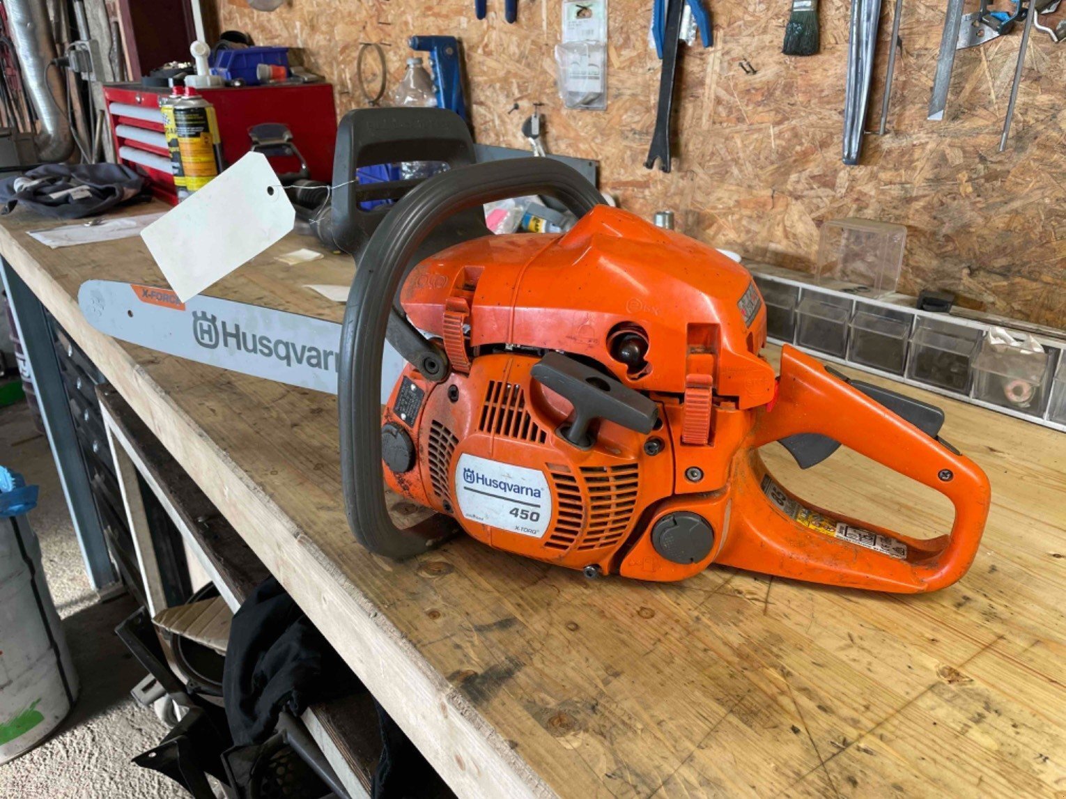 ATV & Quad des Typs Husqvarna Tronçonneuse 450 Husqvarna, Gebrauchtmaschine in LA SOUTERRAINE (Bild 5)
