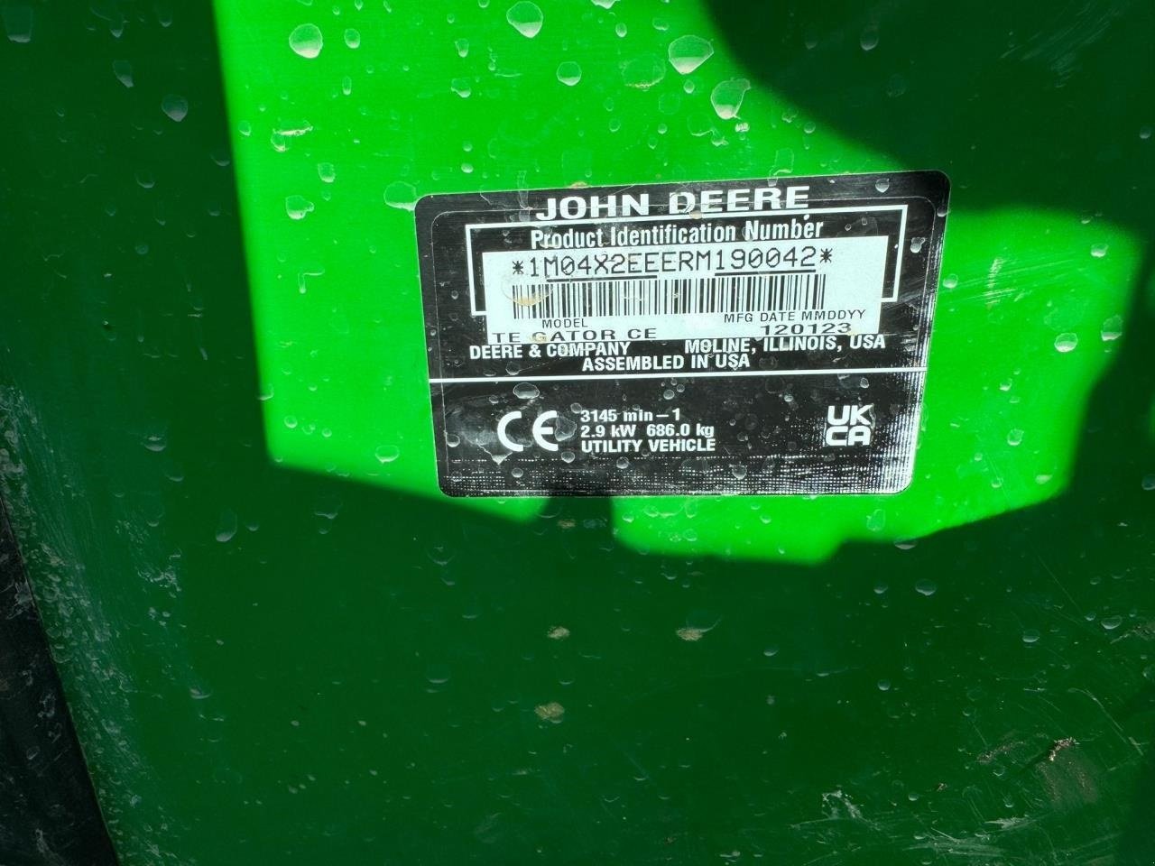 ATV & Quad типа John Deere TE 4X2 GATOR, Gebrauchtmaschine в Trige (Фотография 4)