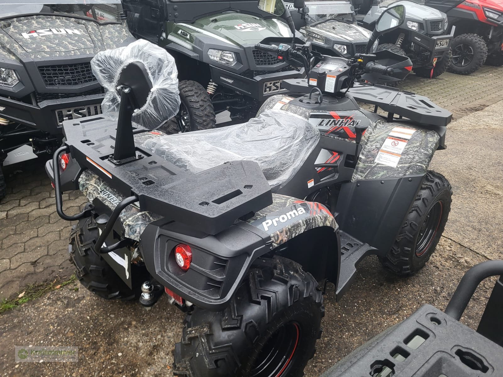 ATV & Quad of the type Linhai PROMAX 320 4x4 Allrad + Seilwinde + AHK + Rückenlehne + Handprotektoren NEU ATV Quad, Neumaschine in Feuchtwangen (Picture 5)