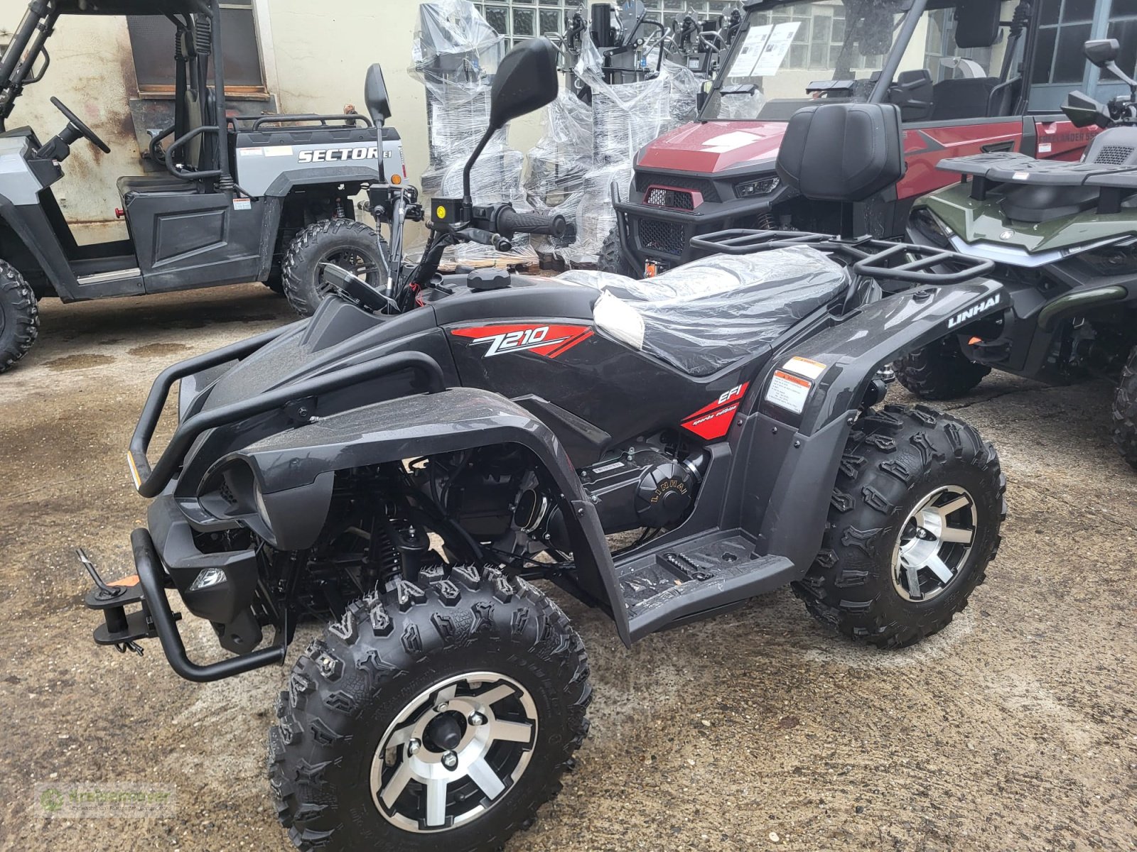 ATV & Quad des Typs Linhai Z 210 Schwarz + Rückenlehne + Anhängerkupplung NEU Gelände, Neumaschine in Feuchtwangen (Bild 1)