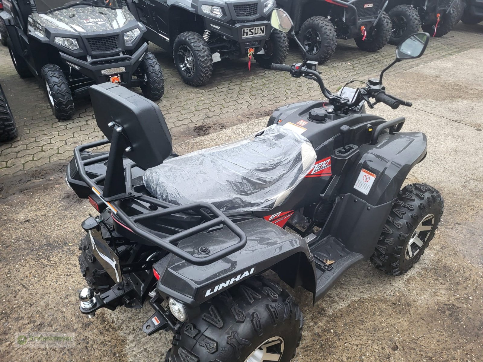 ATV & Quad des Typs Linhai Z 210 Schwarz + Rückenlehne + Anhängerkupplung NEU Gelände, Neumaschine in Feuchtwangen (Bild 5)