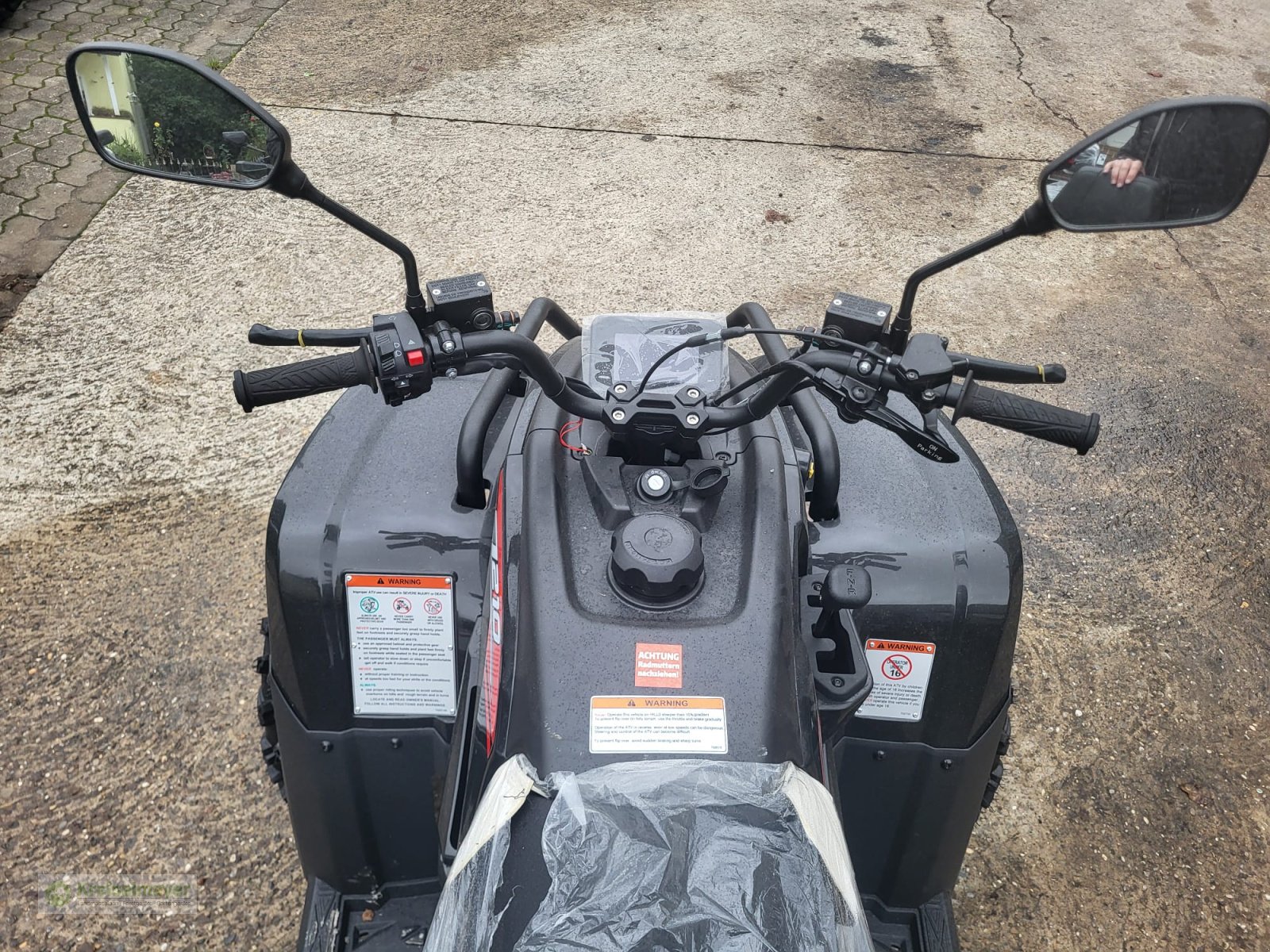 ATV & Quad des Typs Linhai Z 210 Schwarz + Rückenlehne + Anhängerkupplung NEU Gelände, Neumaschine in Feuchtwangen (Bild 6)