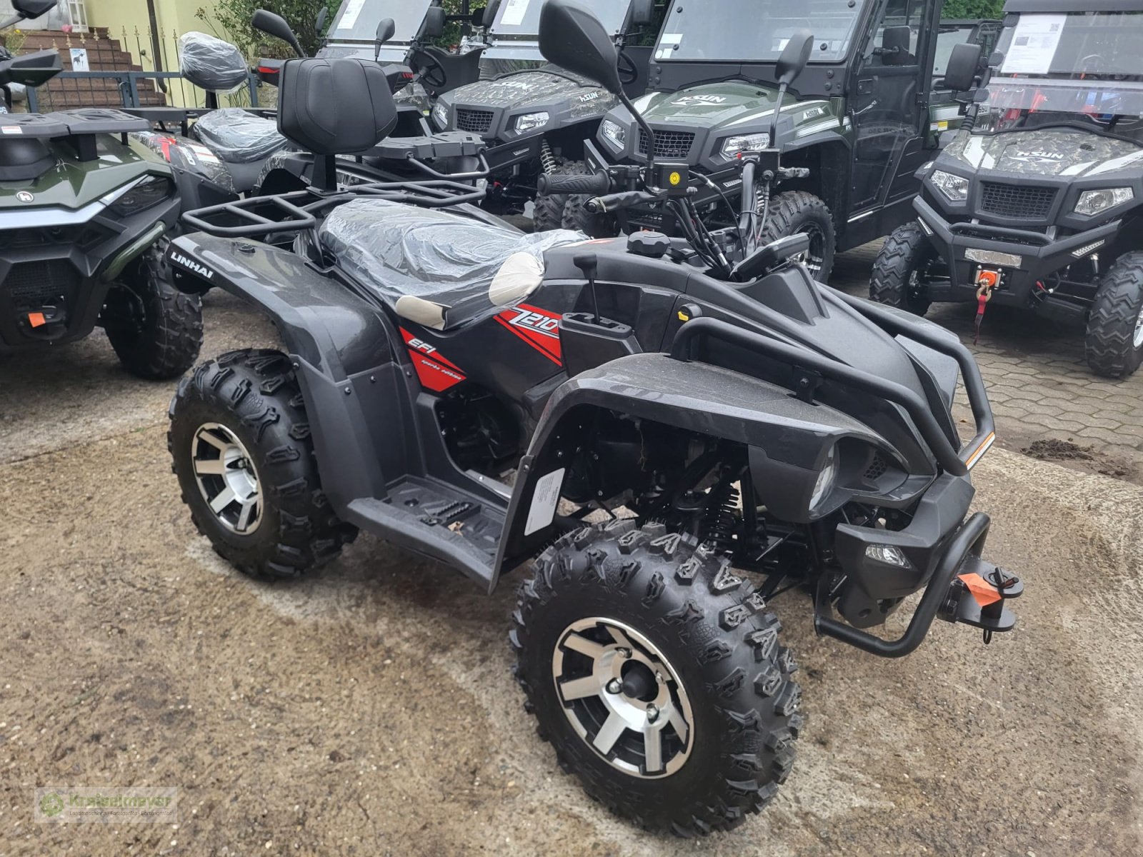 ATV & Quad des Typs Linhai Z 210 Schwarz + Rückenlehne + Anhängerkupplung NEU Gelände, Neumaschine in Feuchtwangen (Bild 2)