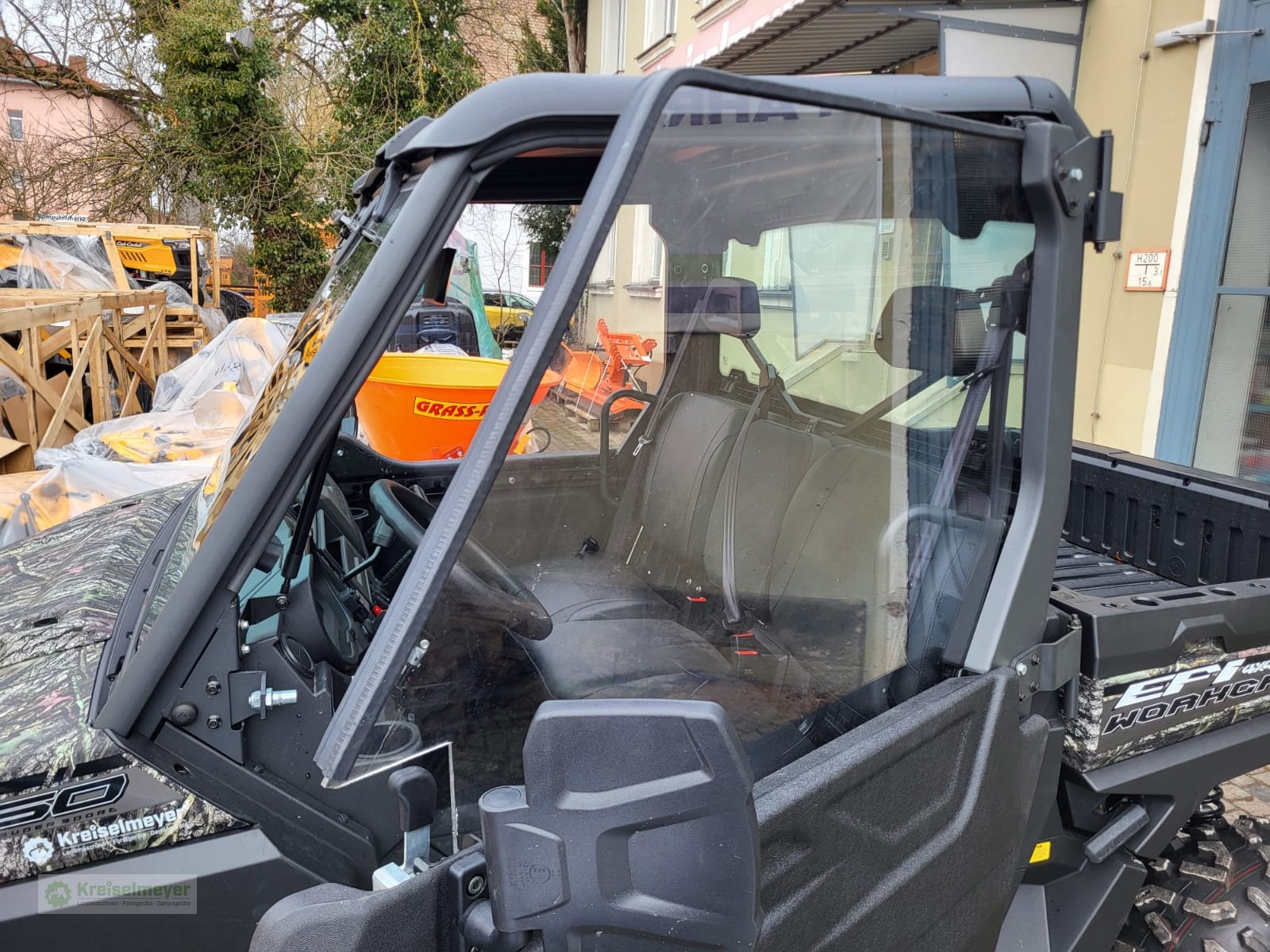 ATV & Quad от тип Odes 4TRAC Workcross 650 + Kabine (ohne Heizung) 90 kmh, Allrad 4x4, 1000 kg Anhänger UTV NEU, Neumaschine в Feuchtwangen (Снимка 9)