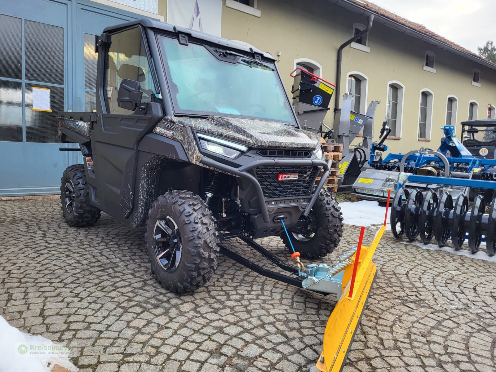 ATV & Quad от тип Odes 4TRAC Workcross 650 Kabine + Schneeschild 170cm (ohne Heizung), 90 kmh, Allrad 4x4, Winterdienst Paket UTV neu, Neumaschine в Feuchtwangen (Снимка 3)