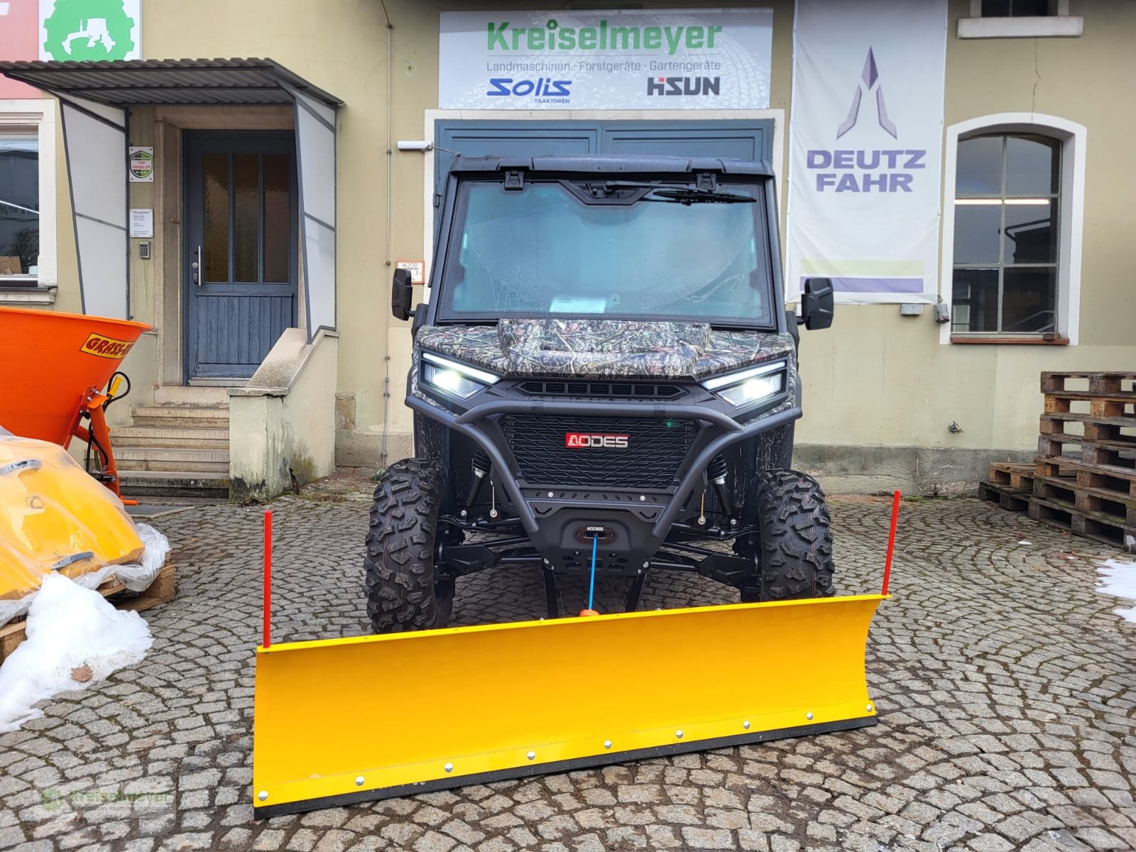 ATV & Quad от тип Odes 4TRAC Workcross 650 Kabine + Schneeschild 170cm (ohne Heizung), 90 kmh, Allrad 4x4, Winterdienst Paket UTV neu, Neumaschine в Feuchtwangen (Снимка 4)