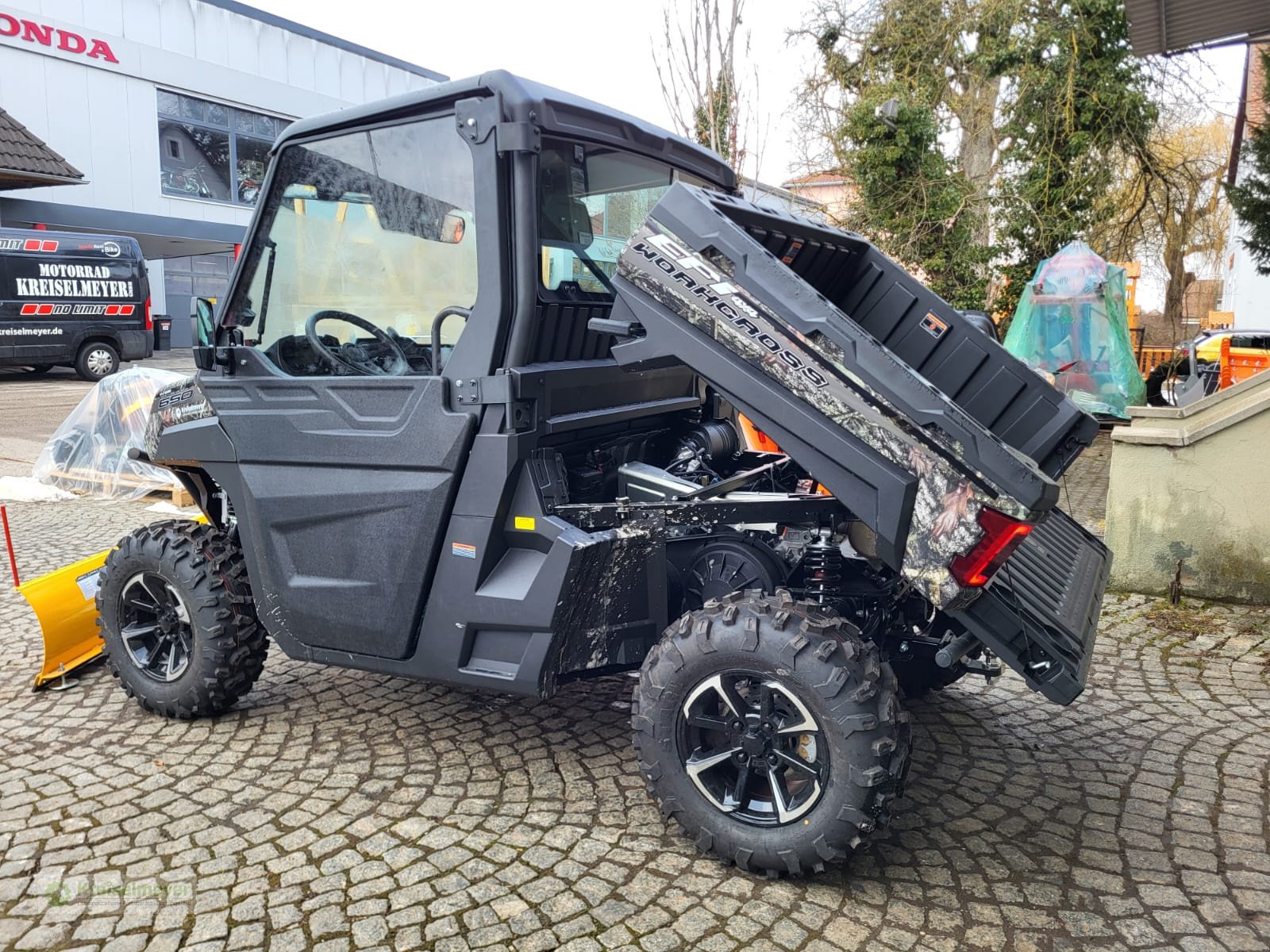 ATV & Quad от тип Odes 4TRAC Workcross 650 Kabine + Schneeschild 170cm (ohne Heizung), 90 kmh, Allrad 4x4, Winterdienst Paket UTV neu, Neumaschine в Feuchtwangen (Снимка 7)