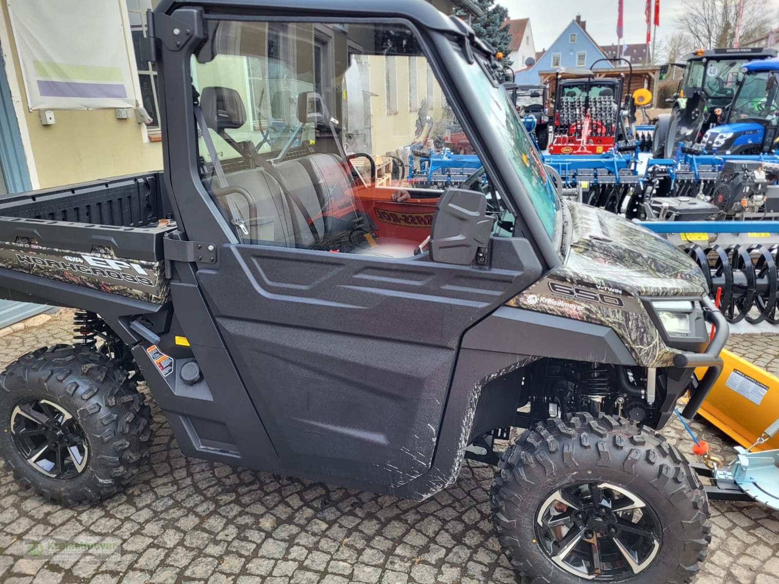 ATV & Quad от тип Odes 4TRAC Workcross 650 Kabine + Schneeschild 170cm (ohne Heizung), 90 kmh, Allrad 4x4, Winterdienst Paket UTV neu, Neumaschine в Feuchtwangen (Снимка 9)