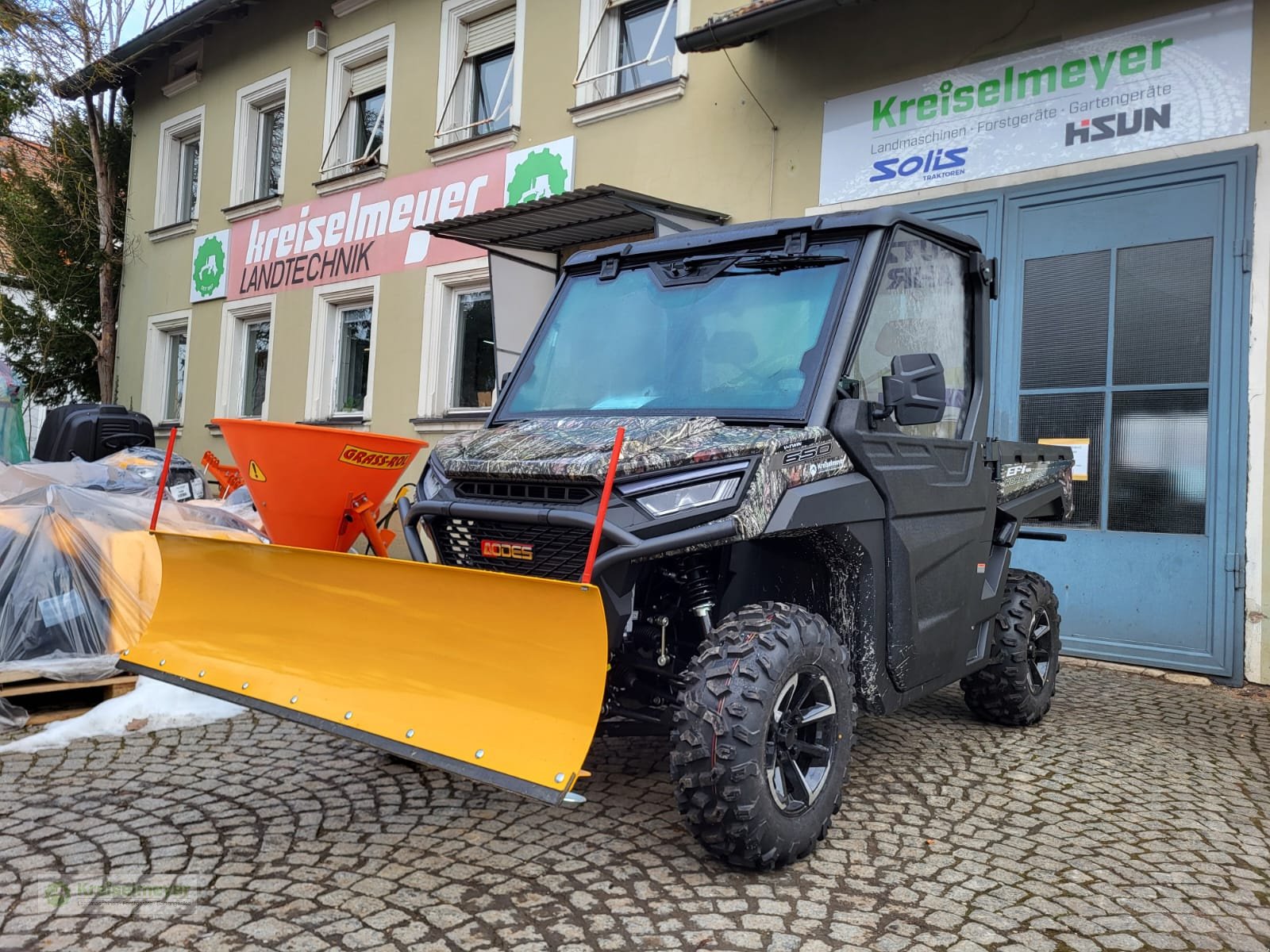 ATV & Quad от тип Odes 4TRAC Workcross 650 Kabine + Schneeschild 170cm (ohne Heizung), 90 kmh, Allrad 4x4, Winterdienst Paket UTV neu, Neumaschine в Feuchtwangen (Снимка 20)
