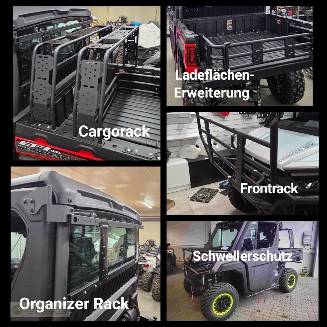 ATV & Quad del tipo Odes 4TRAC Workcross 650 Kabine + Schneeschild 170cm (ohne Heizung), 90 kmh, Allrad 4x4, Winterdienst Paket UTV neu, Neumaschine In Feuchtwangen (Immagine 28)