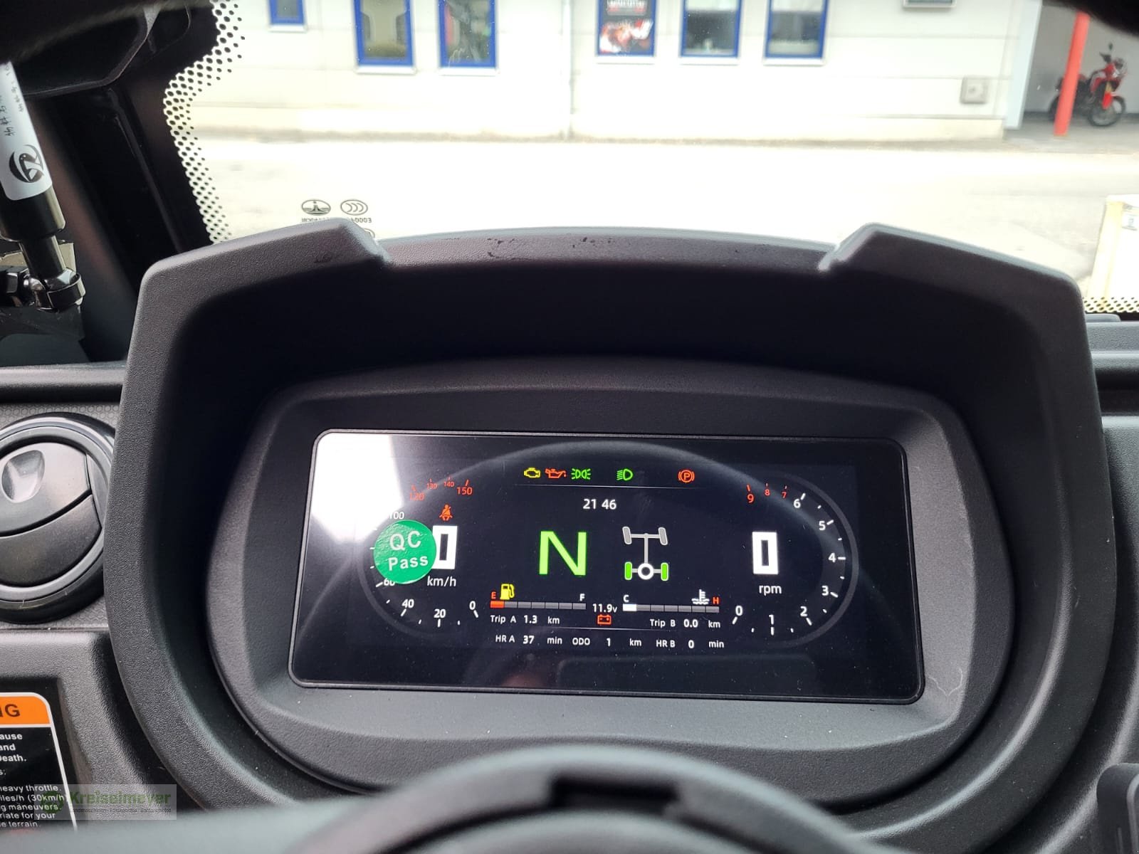 ATV & Quad van het type Odes Workcross 1000-3 ABS 40 km/h AB 16 JAHREN = T / L Führerschein, Kabine & Heizung, Allrad Neu, Neumaschine in Feuchtwangen (Foto 14)