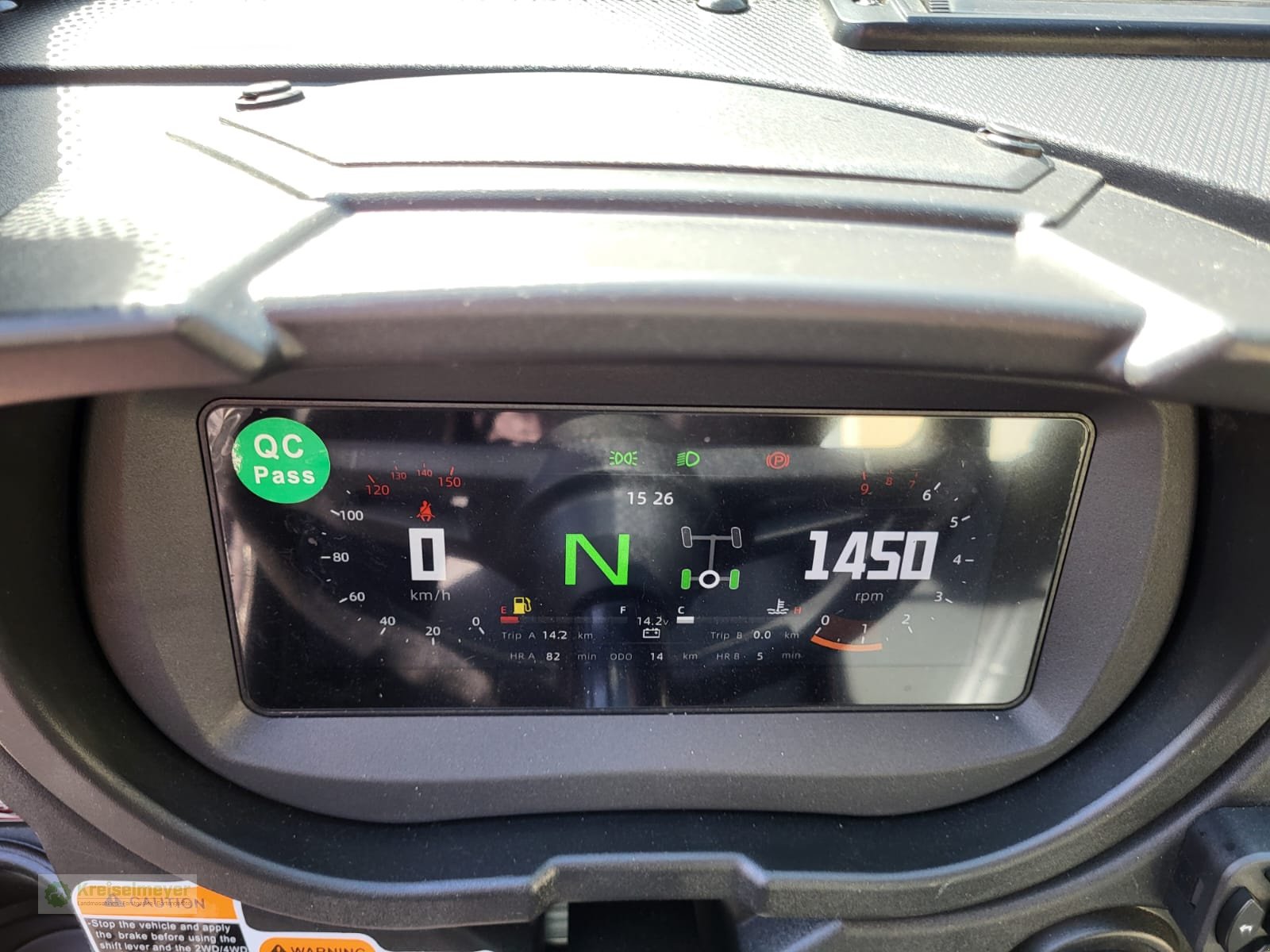 ATV & Quad van het type Odes Workcross 1000-3 ABS 40 km/h AB 16 JAHREN = T / L Führerschein, Kabine & Heizung, Allrad Neu, Neumaschine in Feuchtwangen (Foto 10)