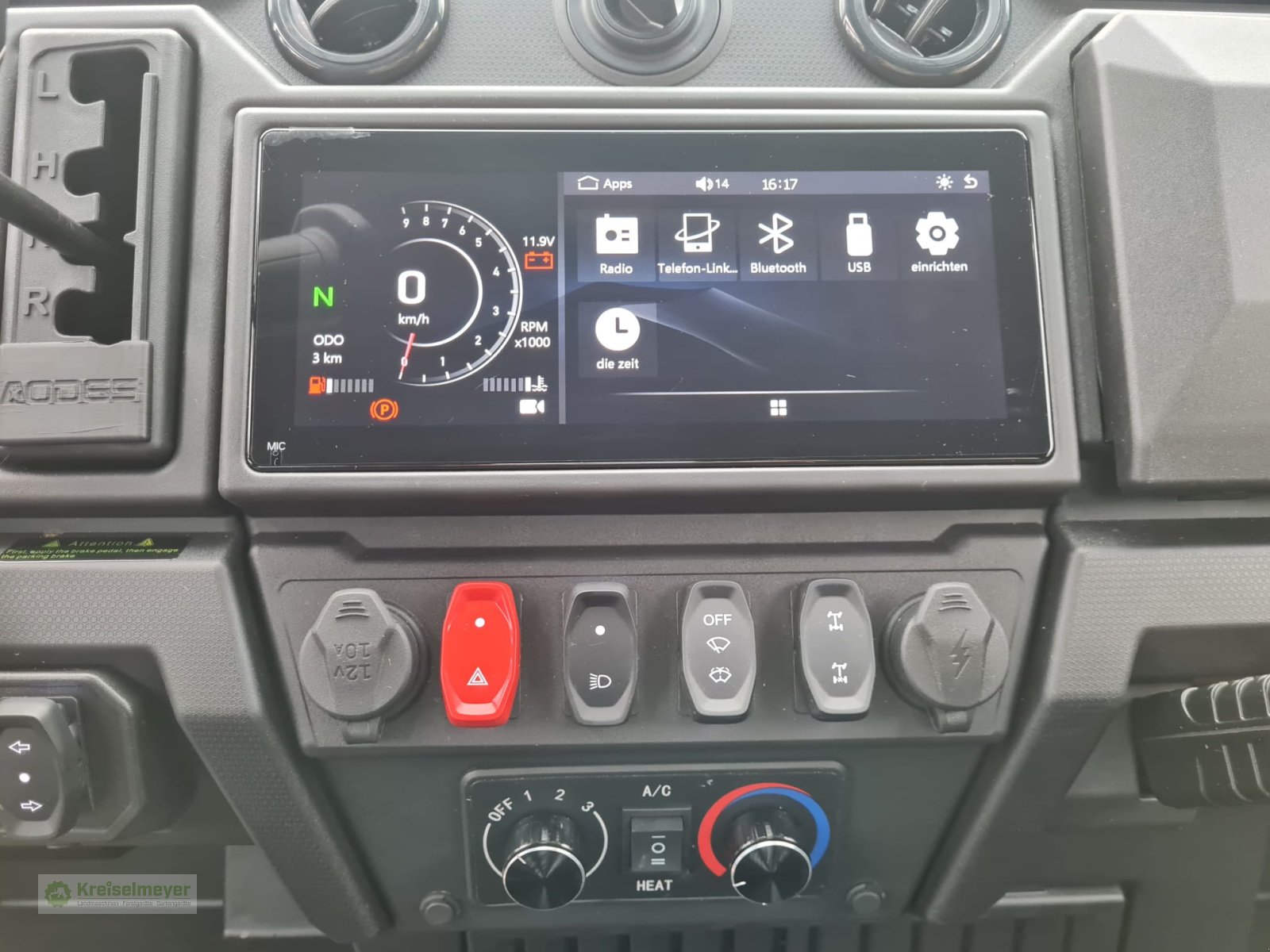 ATV & Quad of the type Odes Workcross 1000 ABS / 3 Sitzer, 2-Zylinder, Kabine Klima und Heizung NEU + Schneeschild, Neumaschine in Feuchtwangen (Picture 14)