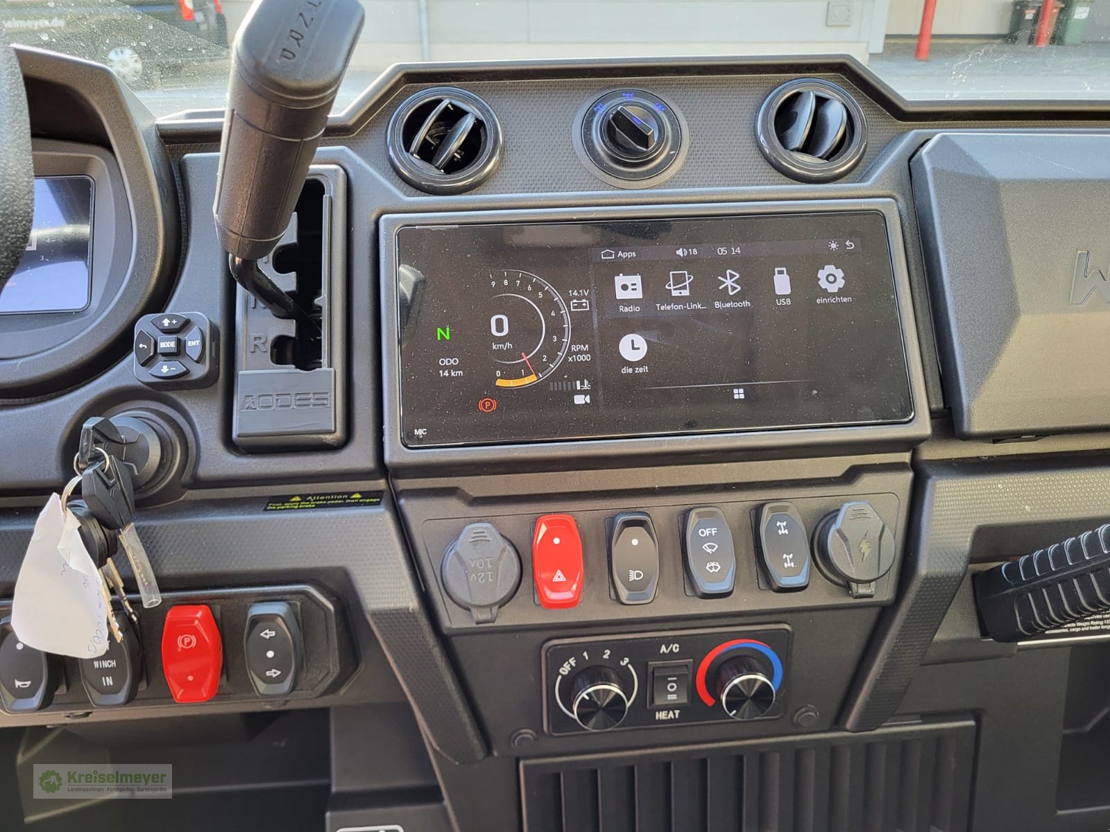 ATV & Quad of the type Odes Workcross 1000 ABS / 3 Sitzer, 2-Zylinder, Kabine Klima und Heizung NEU UTV, Neumaschine in Feuchtwangen (Picture 13)