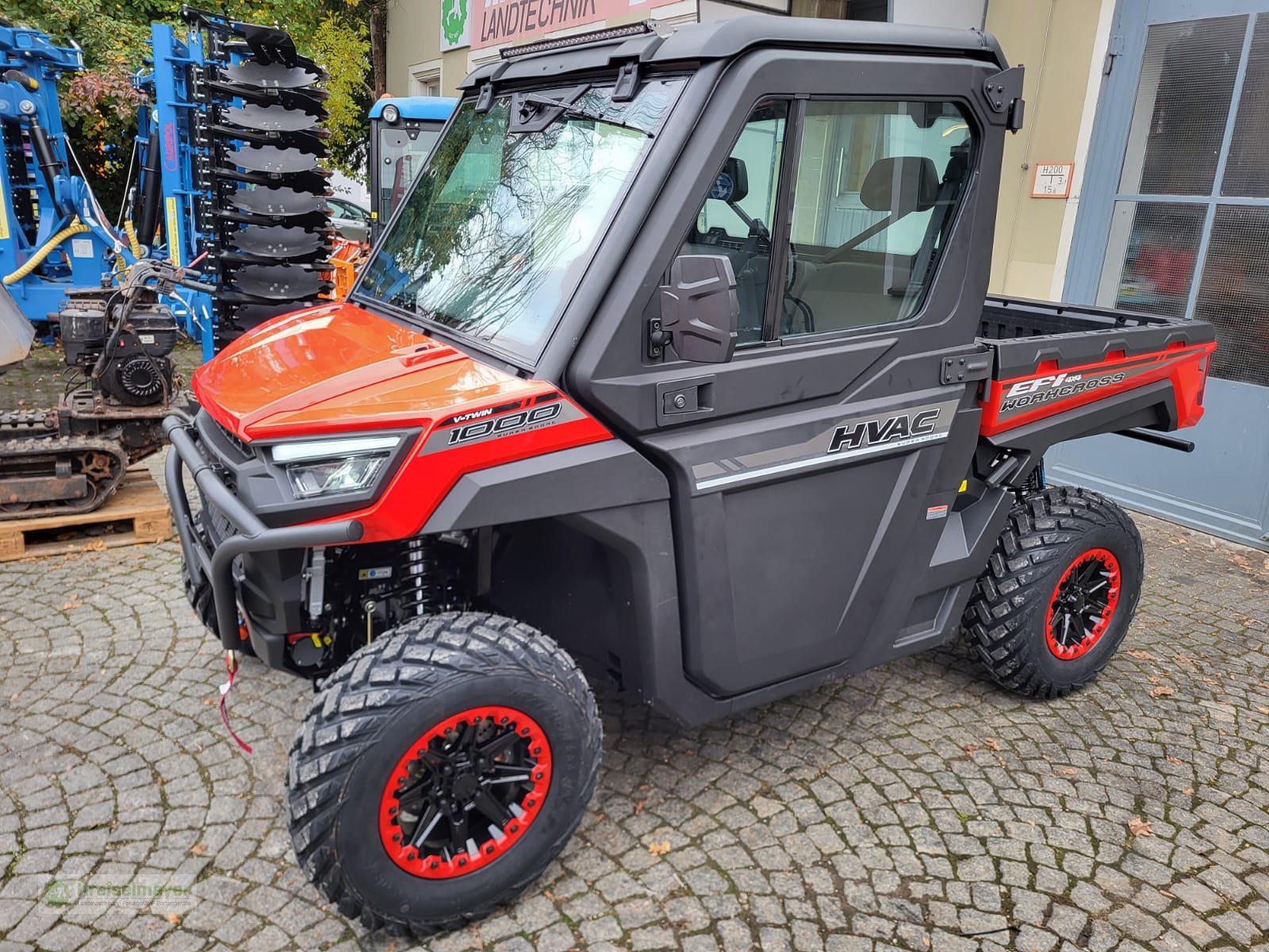 ATV & Quad typu Odes Workcross 1000 ABS + V2-Motor, Kabine Klima & Heizung, 1000 kg Anhängelast, 3 Sitzer Rot UTV neu, Neumaschine v Feuchtwangen (Obrázek 4)