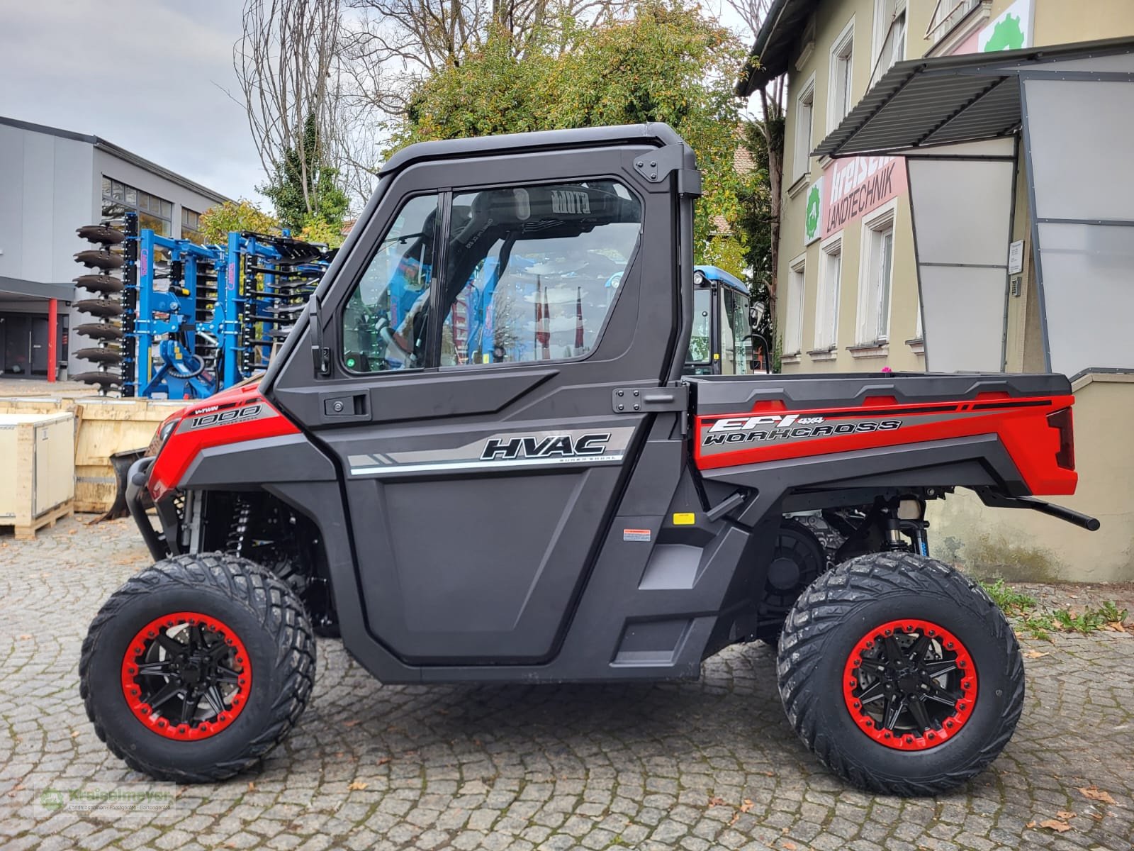 ATV & Quad typu Odes Workcross 1000 ABS + V2-Motor, Kabine Klima & Heizung, 1000 kg Anhängelast, 3 Sitzer Rot UTV neu, Neumaschine v Feuchtwangen (Obrázek 5)